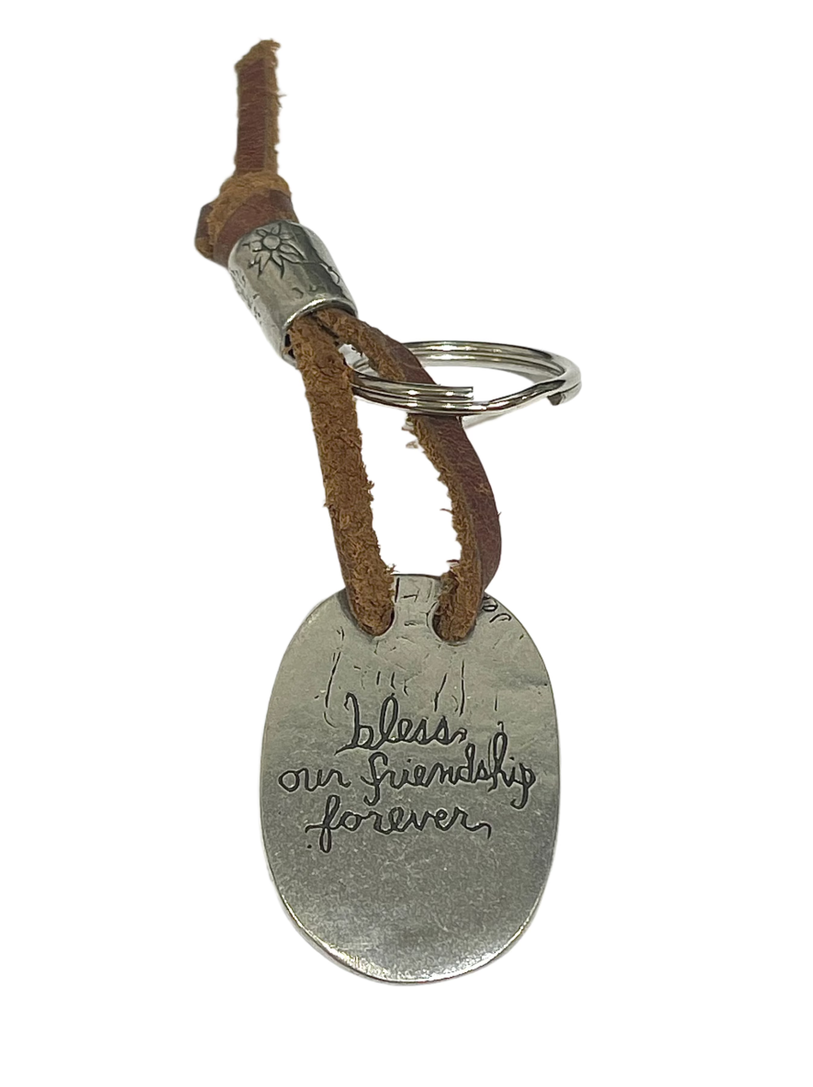 Bless Our Friendship Keyring