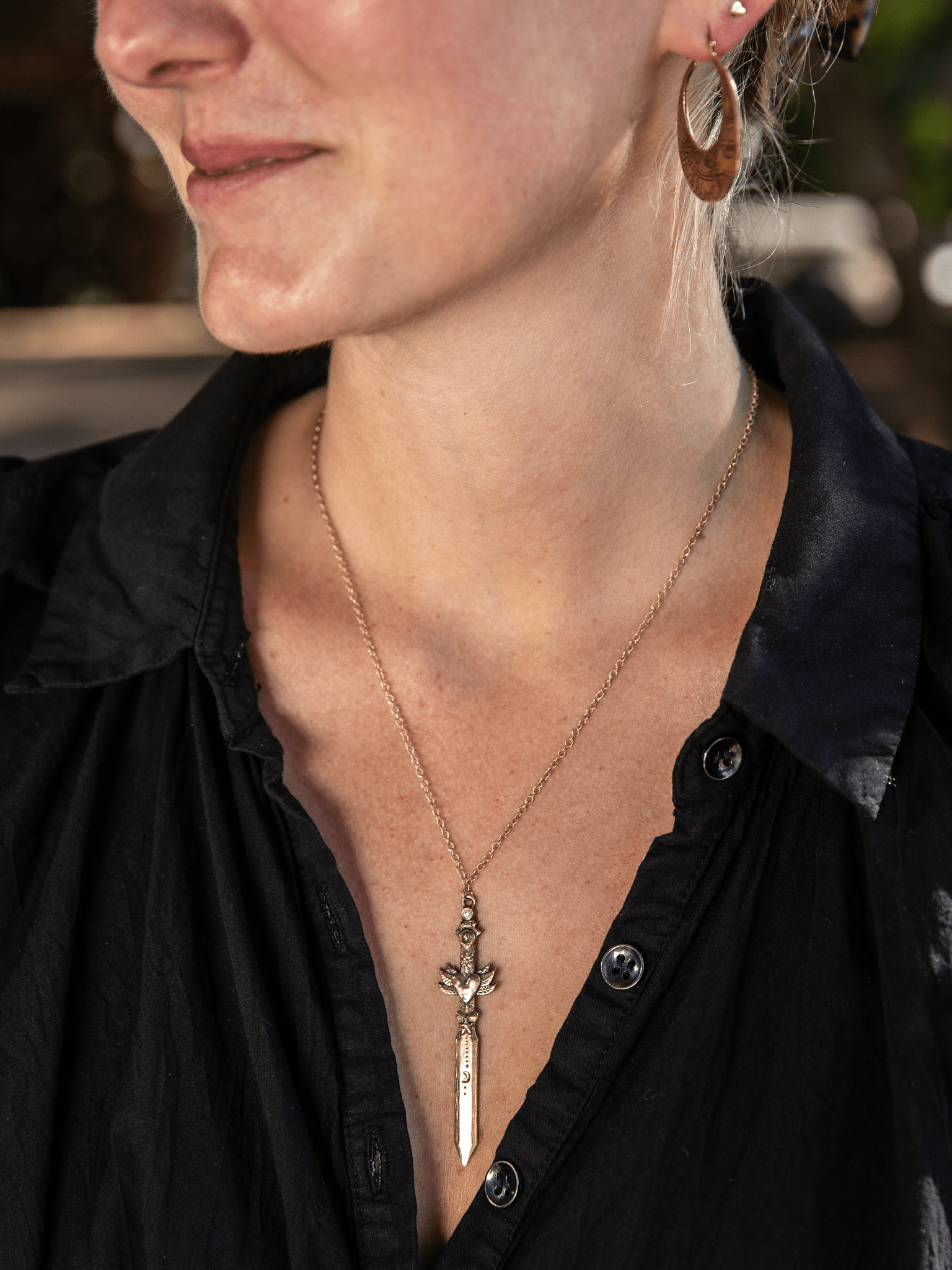 Warrior for Divine Love Necklace - Jes MaHarry