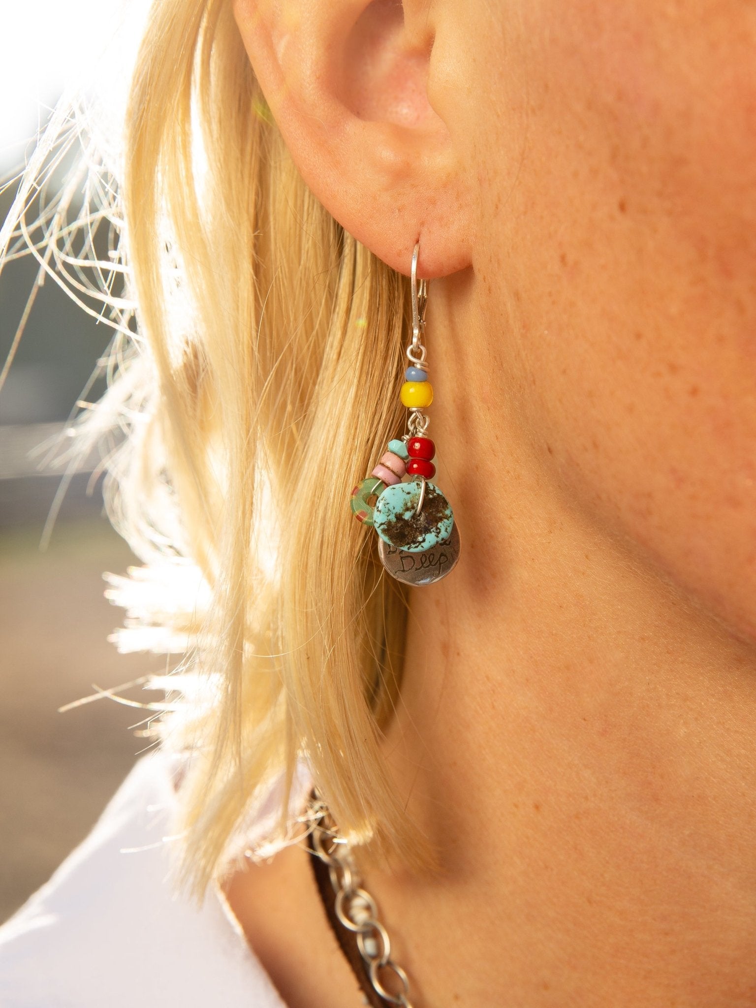 Breathe Deep Earrings - Jes MaHarry