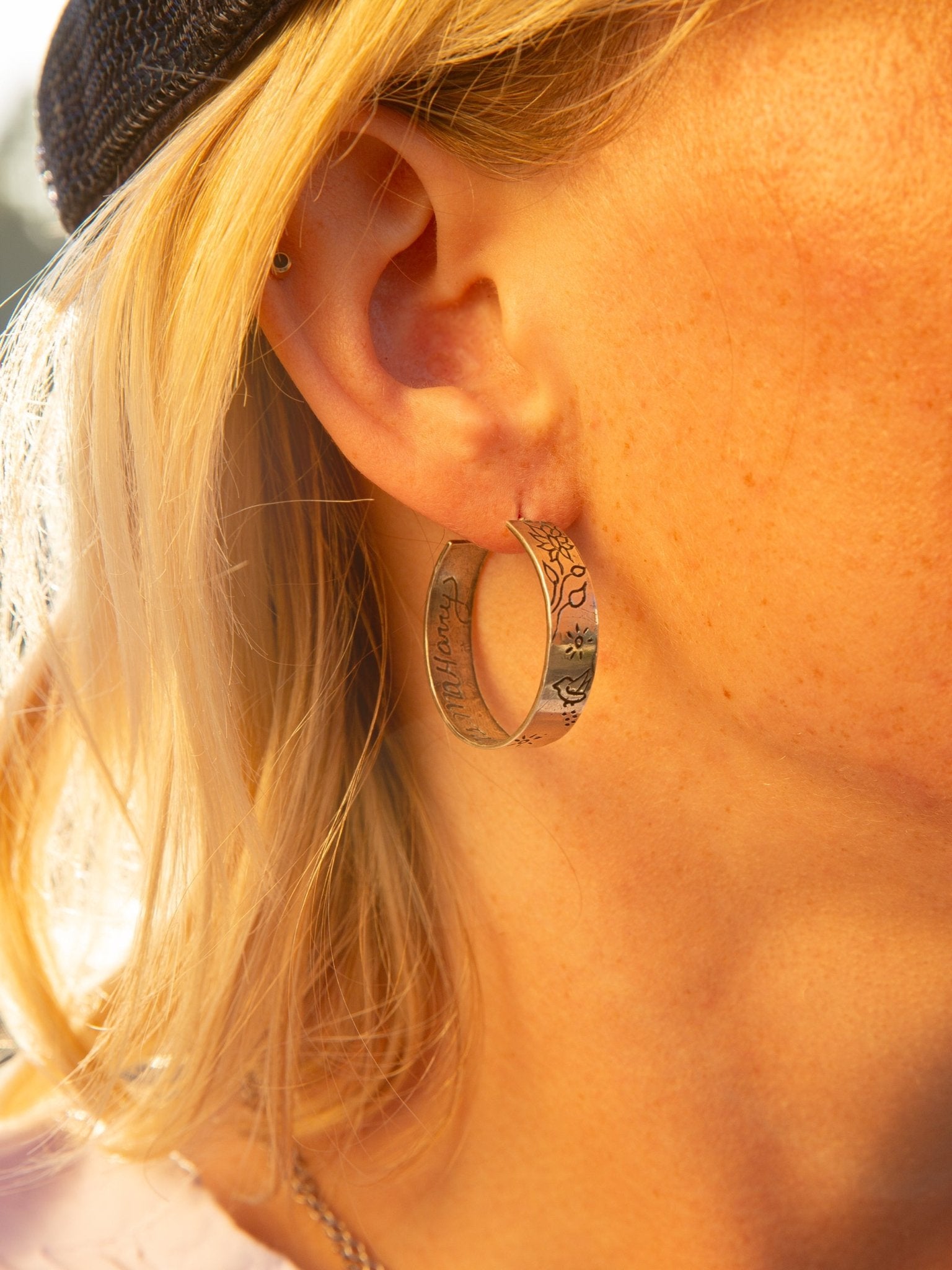 Grow Love Hoop Earrings — Handmade by Jes MaHarry