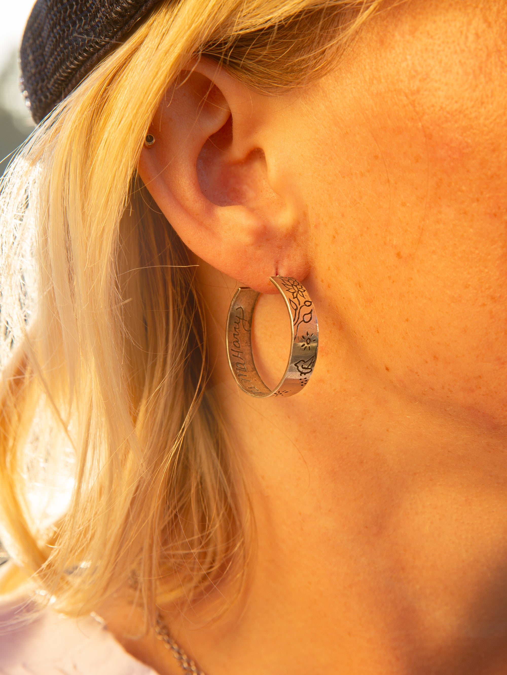 Grow Love Hoop Earrings