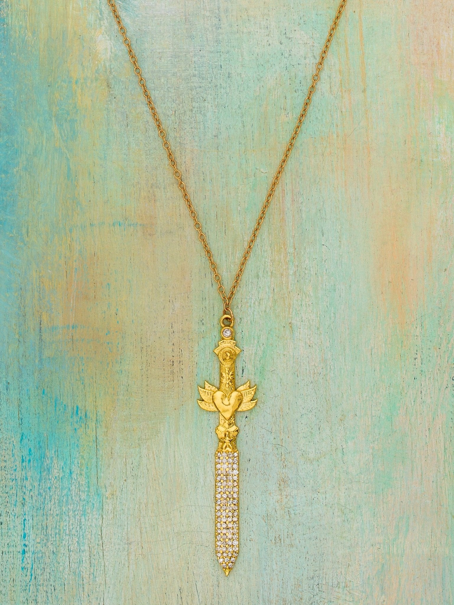 Warrior for Divine Joy Necklace - Jes MaHarry