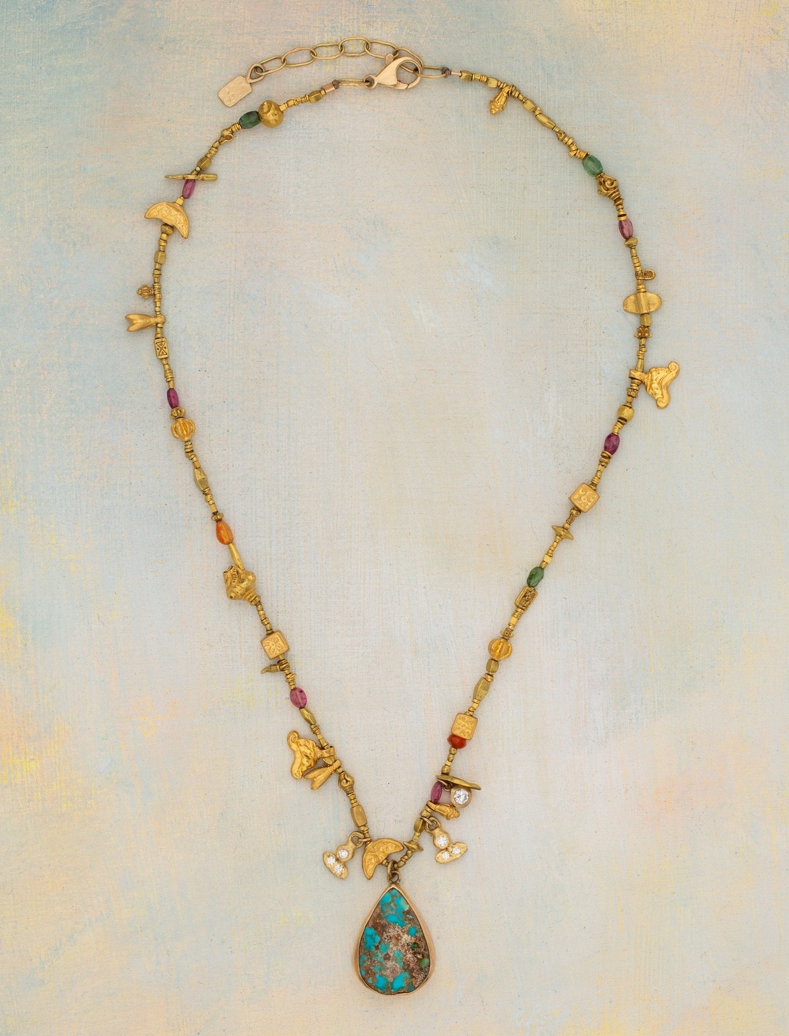 Ancient Golden Soul Necklace - Jes MaHarry