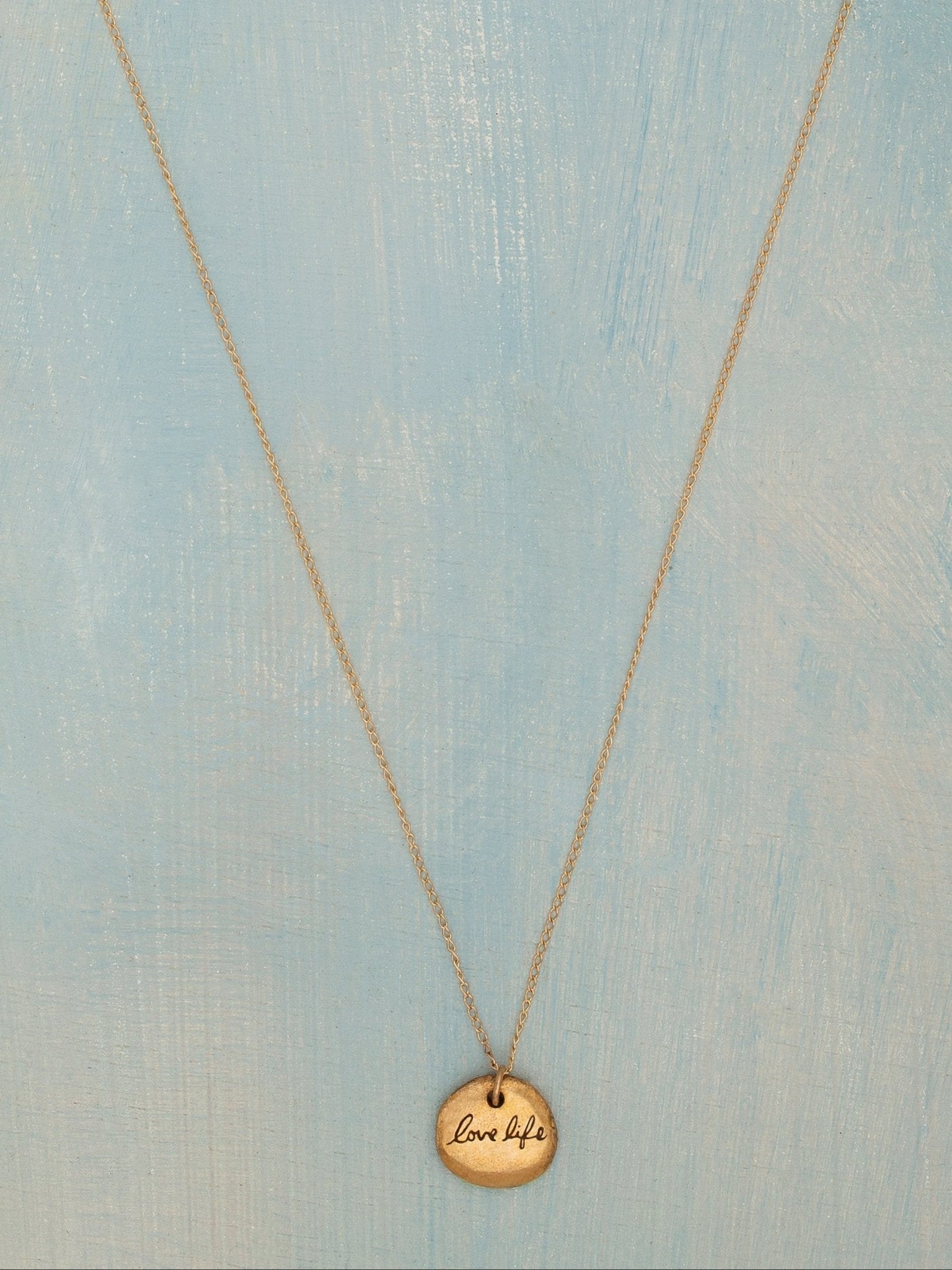 Gold Love Life Necklace - Jes MaHarry