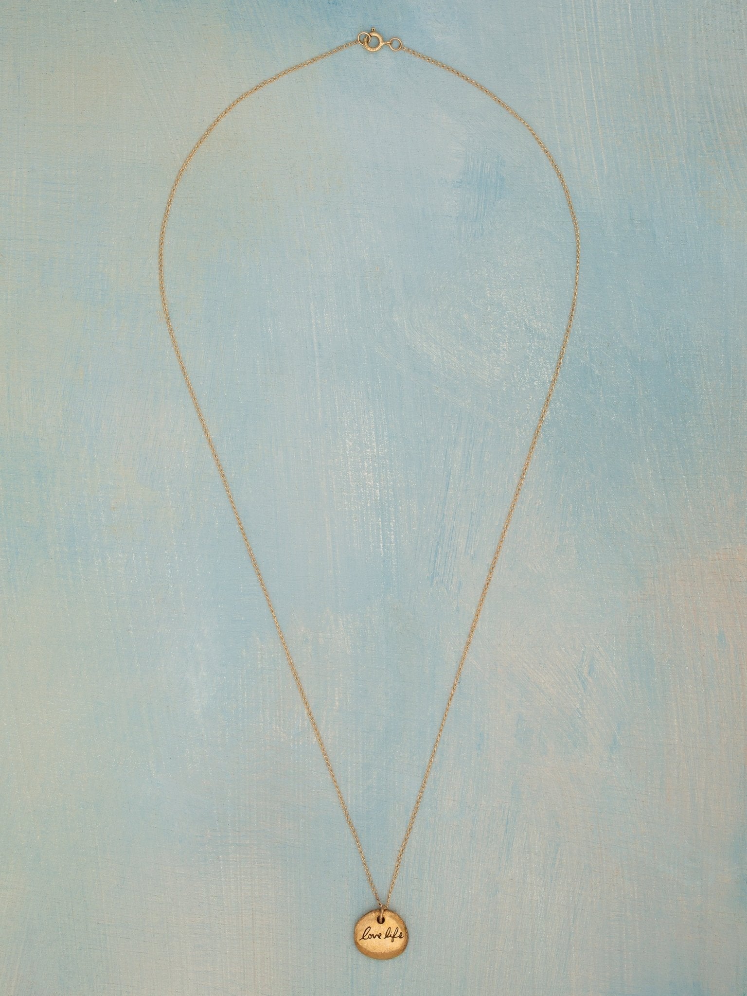 Gold Love Life Necklace - Jes MaHarry