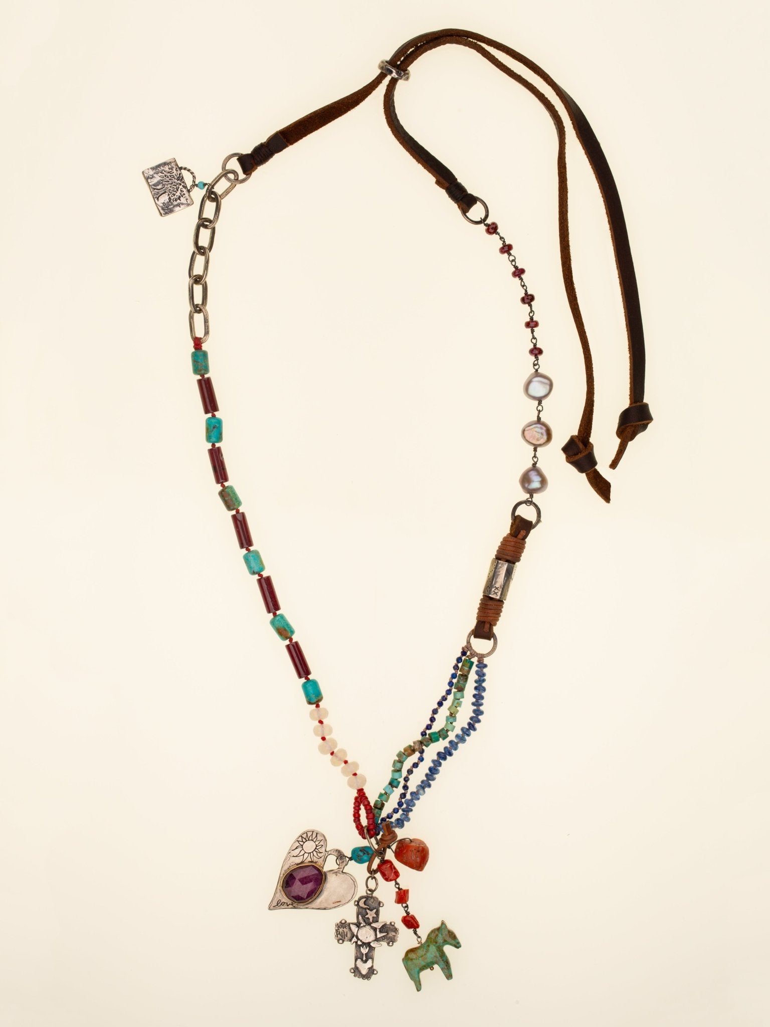 American Heart Necklace — Handmade by Jes MaHarry