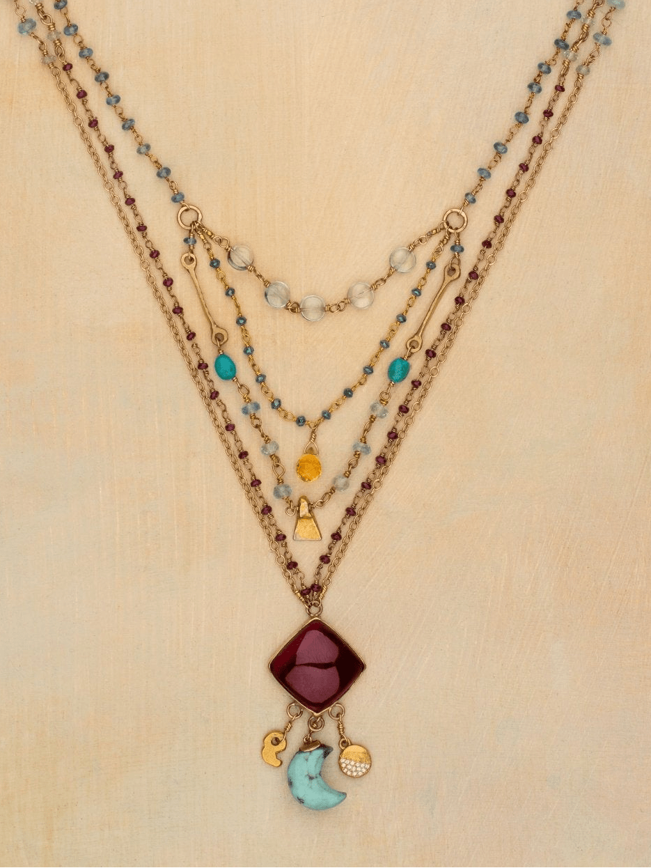 Layers of Joy Necklace — Handmade by Jes MaHarry