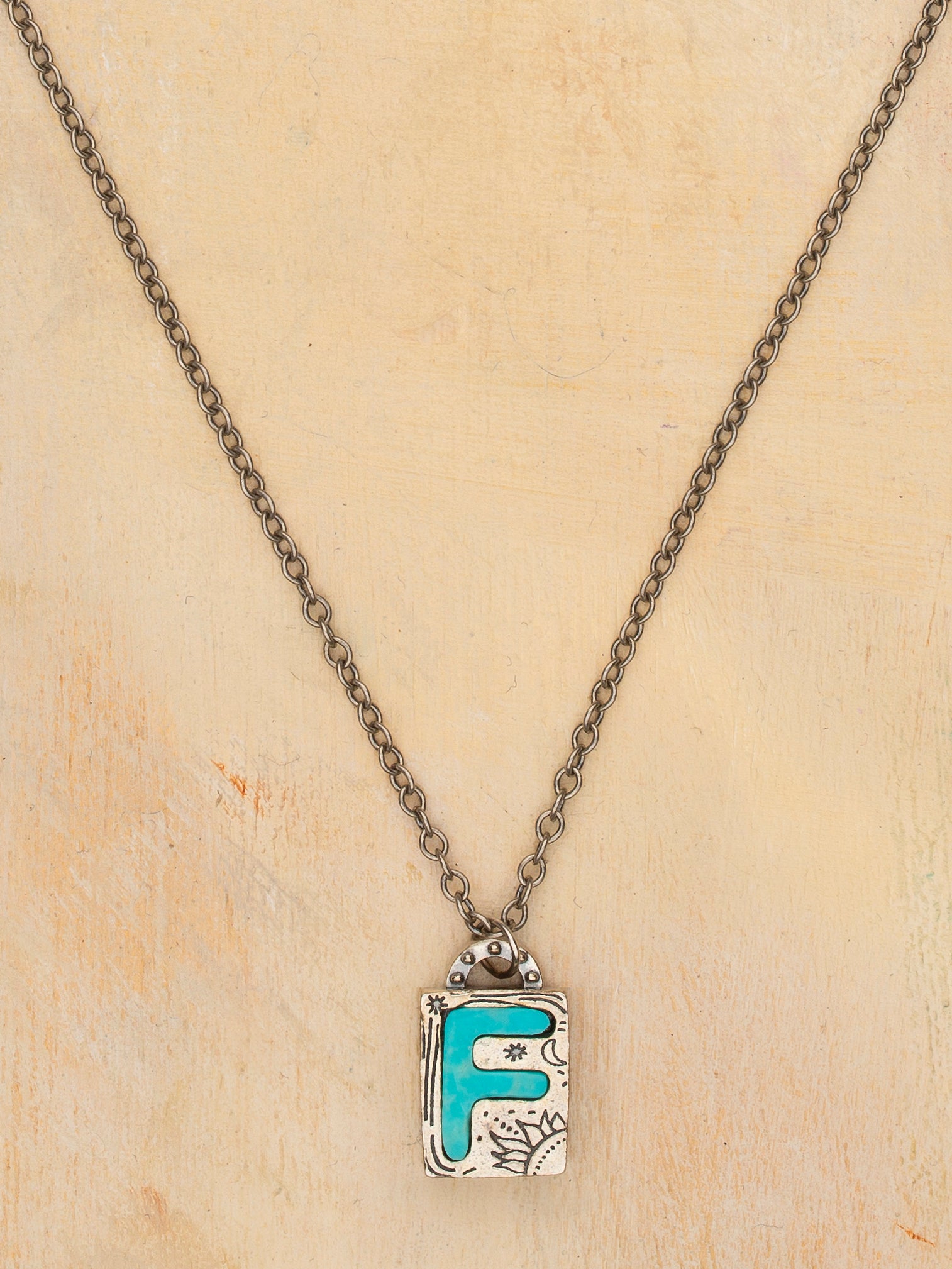 Big Open Sky Initials Necklace