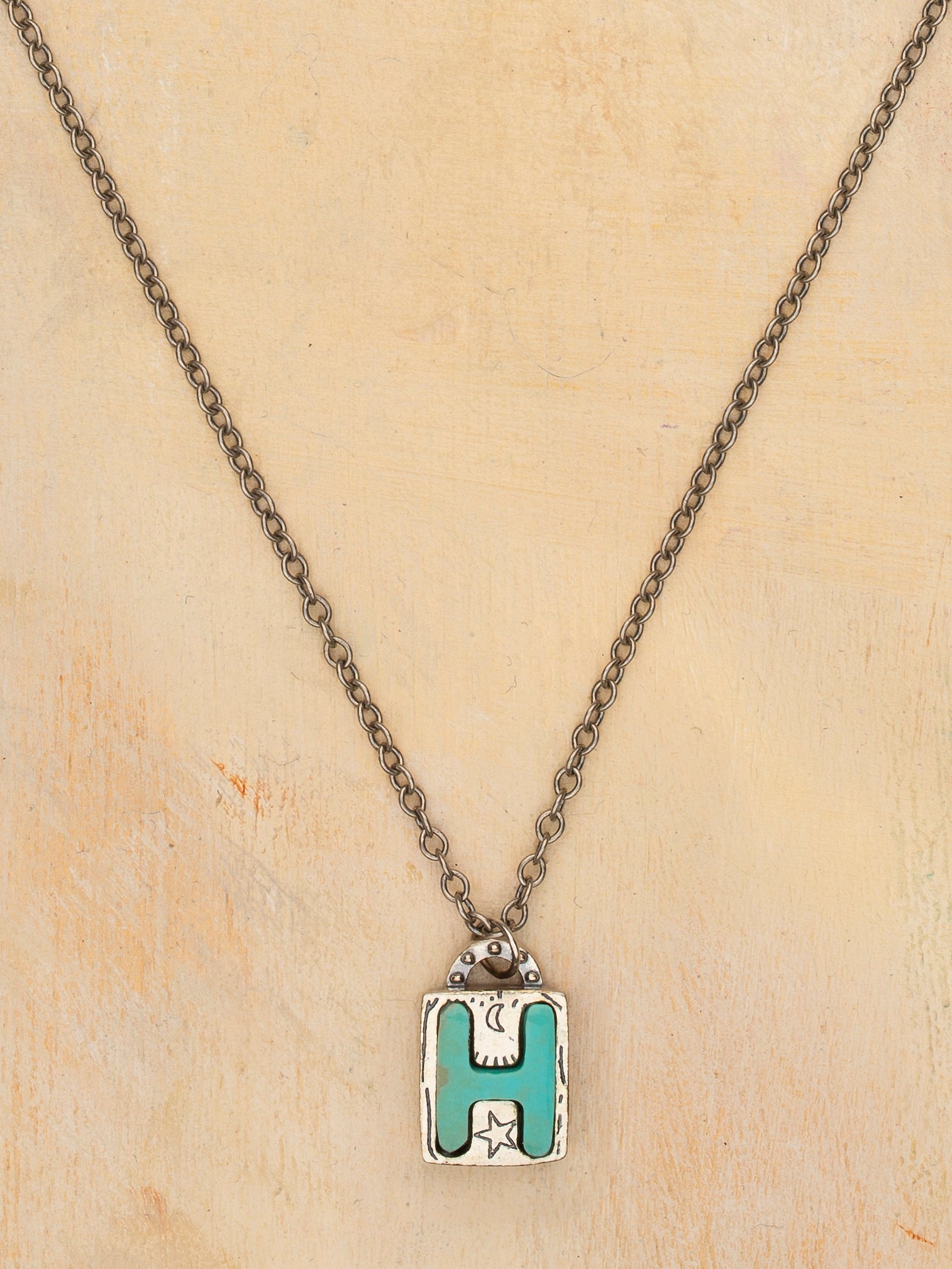 Big Open Sky Initials Necklace