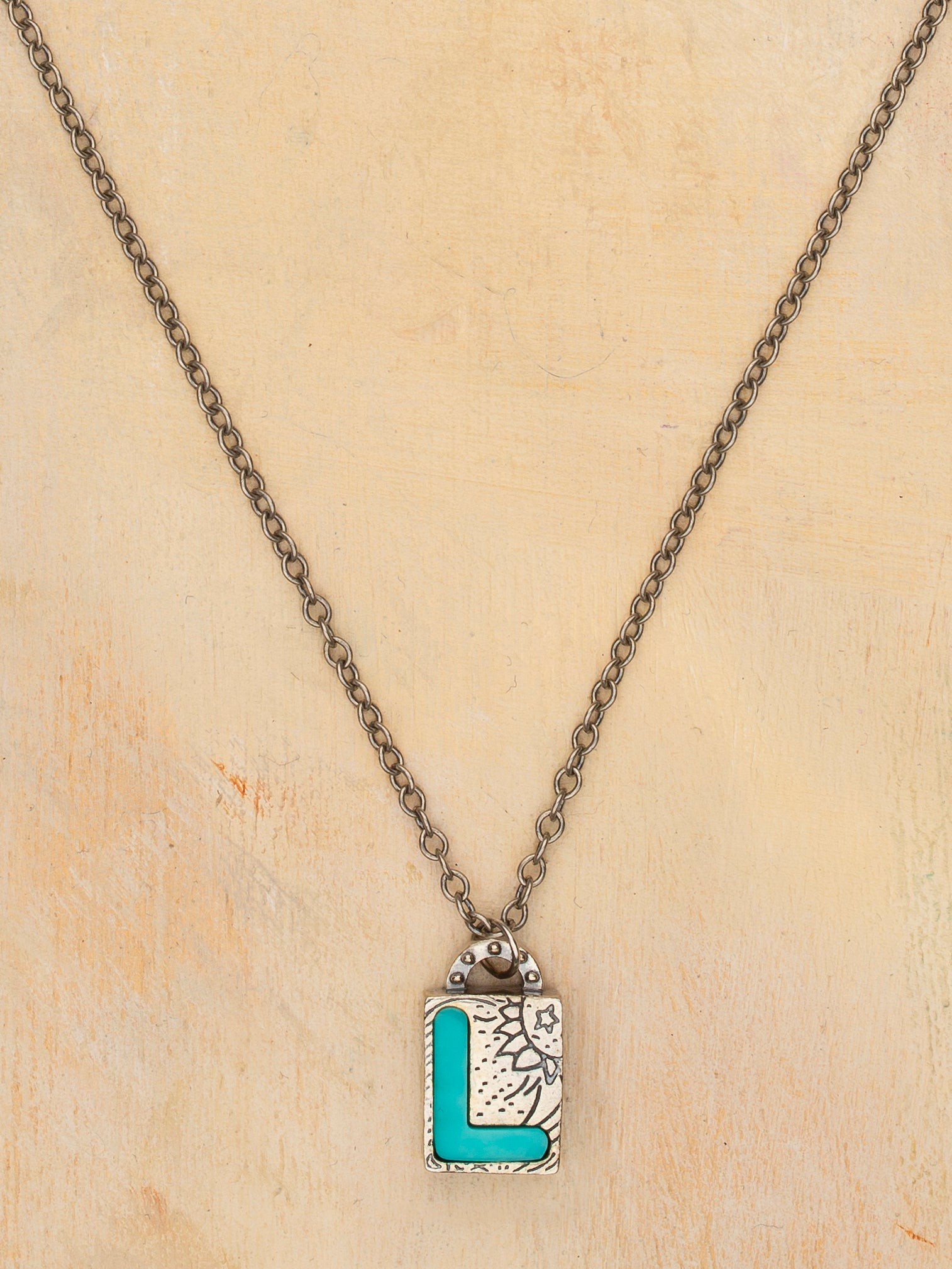 Big Open Sky Initials Necklace