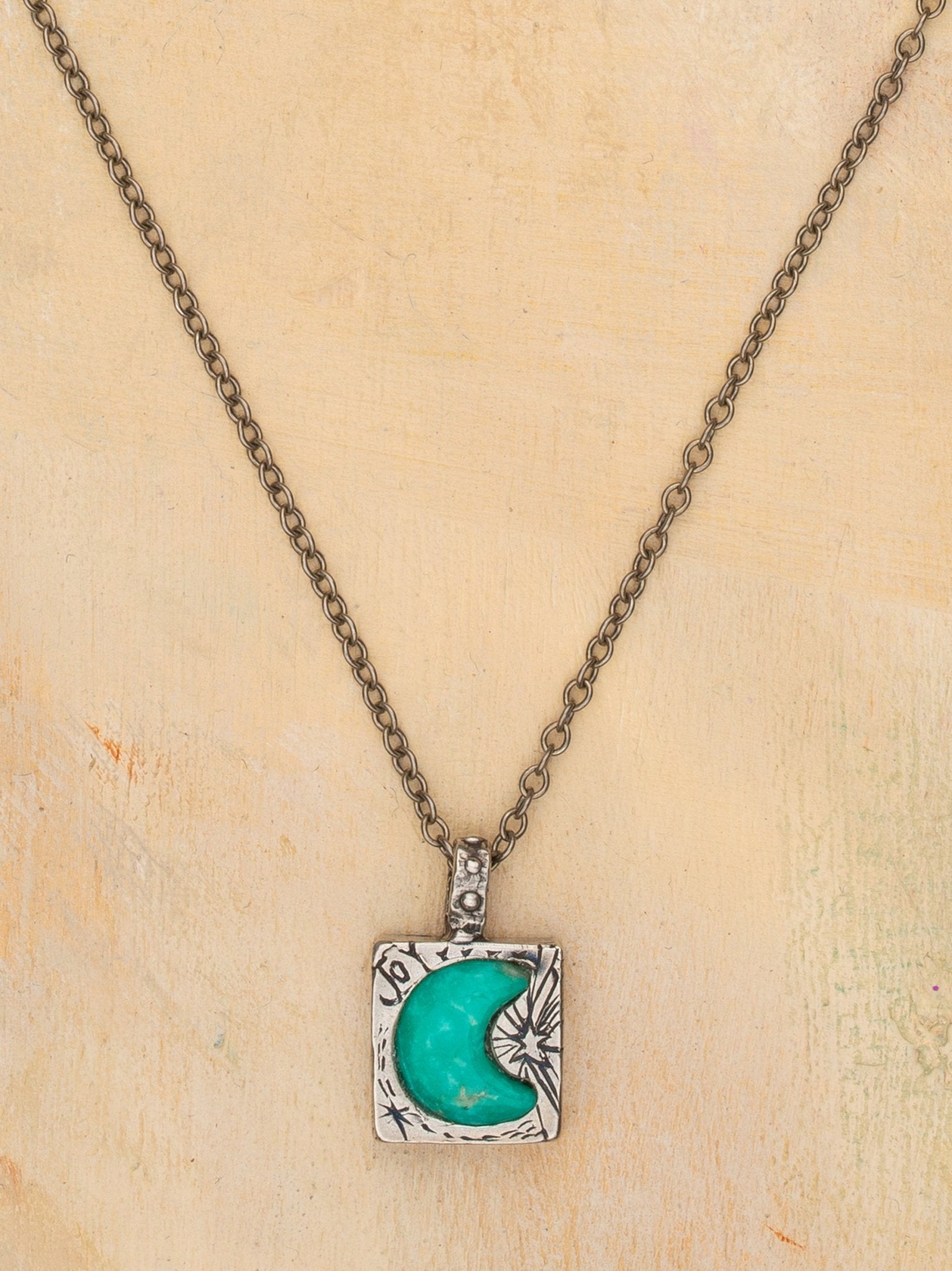 Big Open Sky Moon Necklace - Jes MaHarry