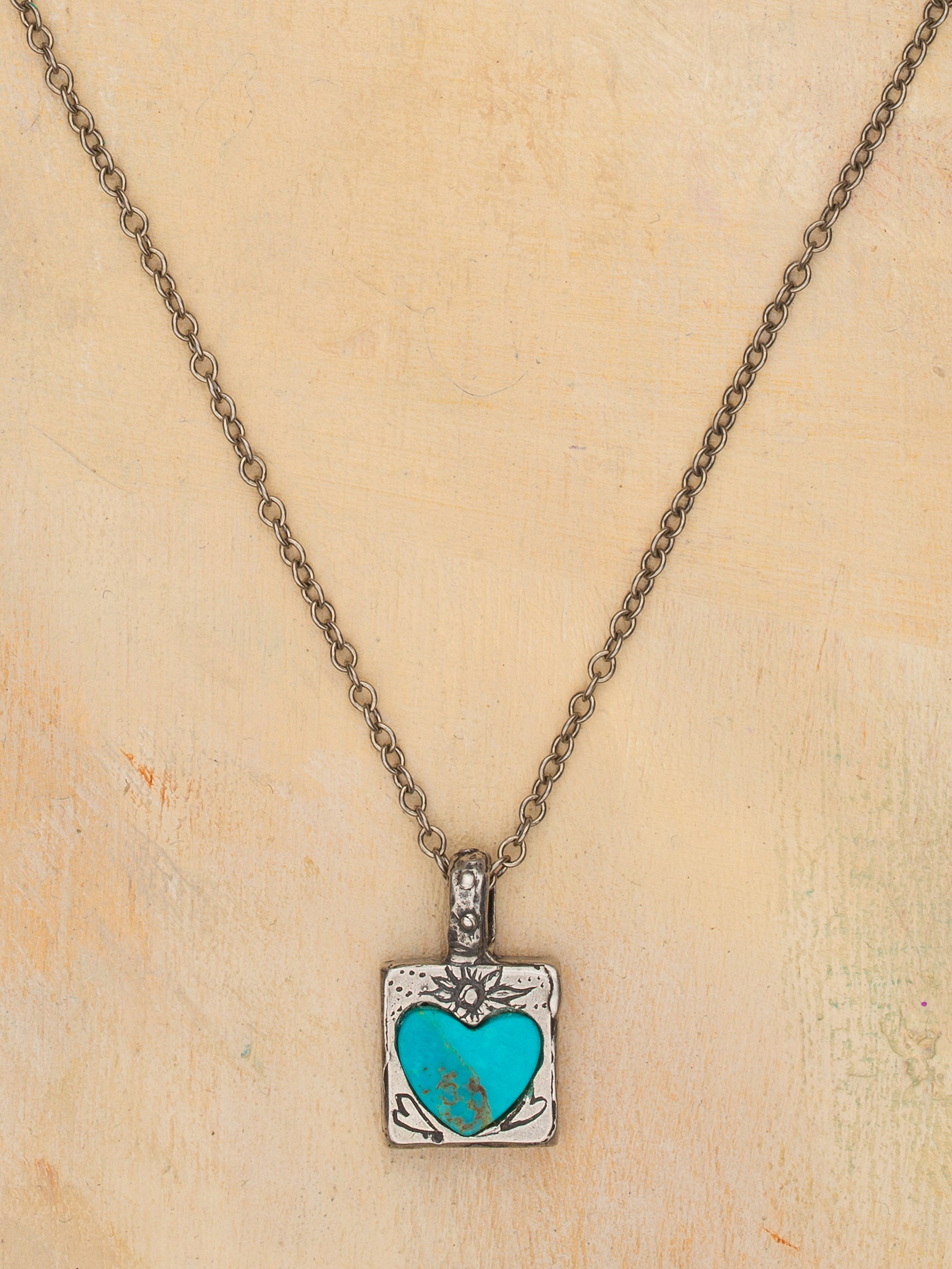 Big Open Sky Heart Necklace