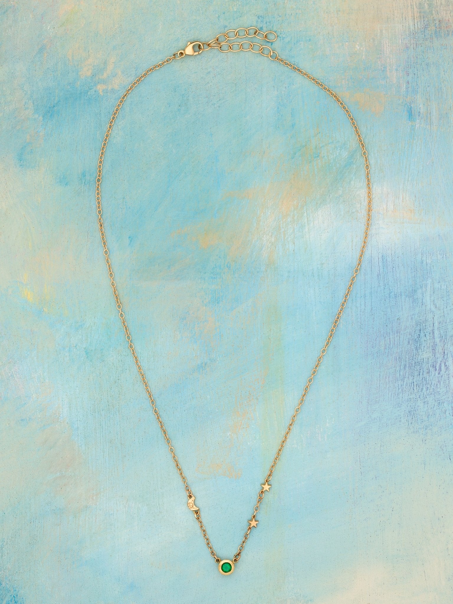Emerald Heart Chakra Necklace - Jes MaHarry