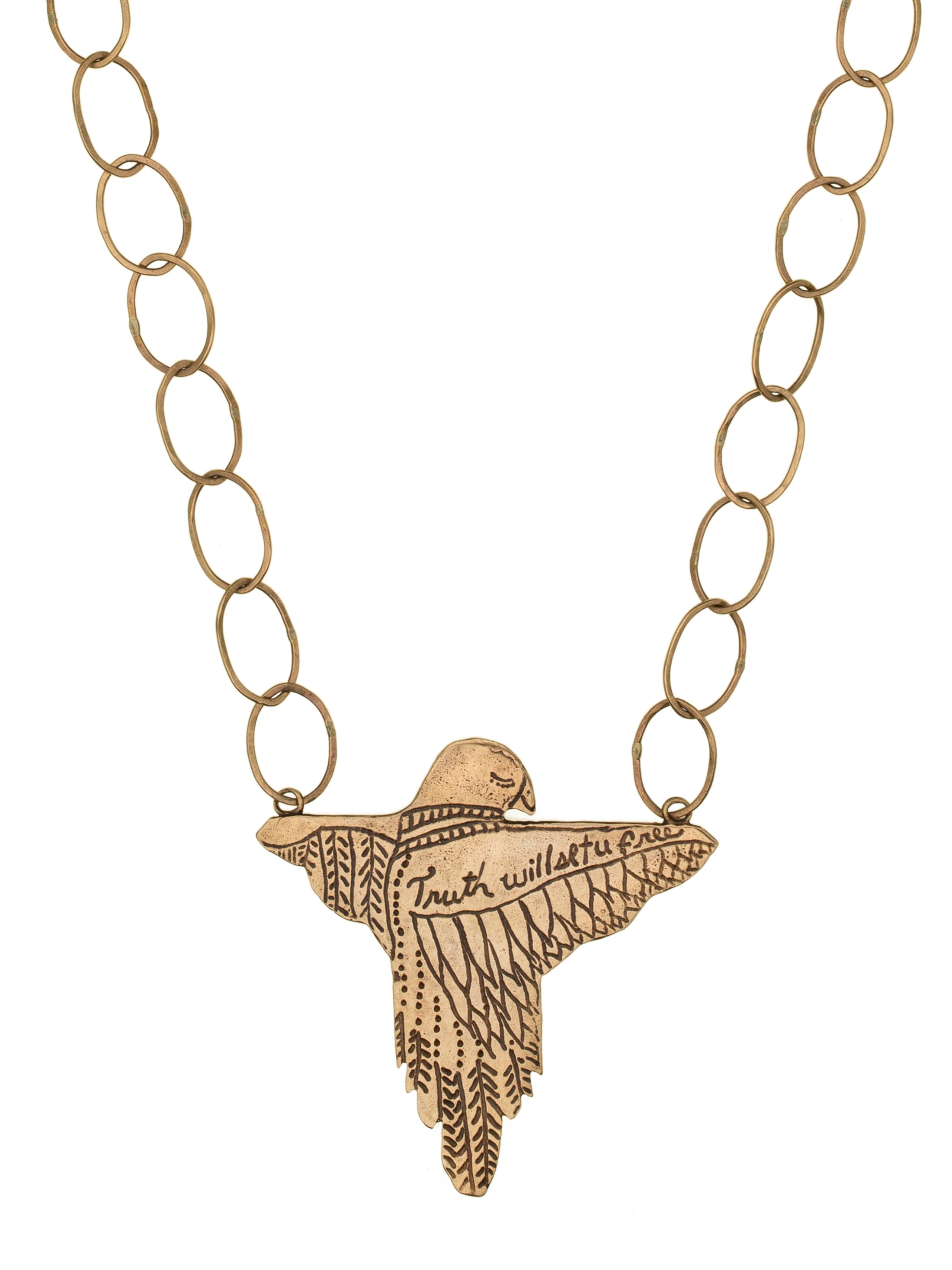 Hawk hot sale pendant necklace