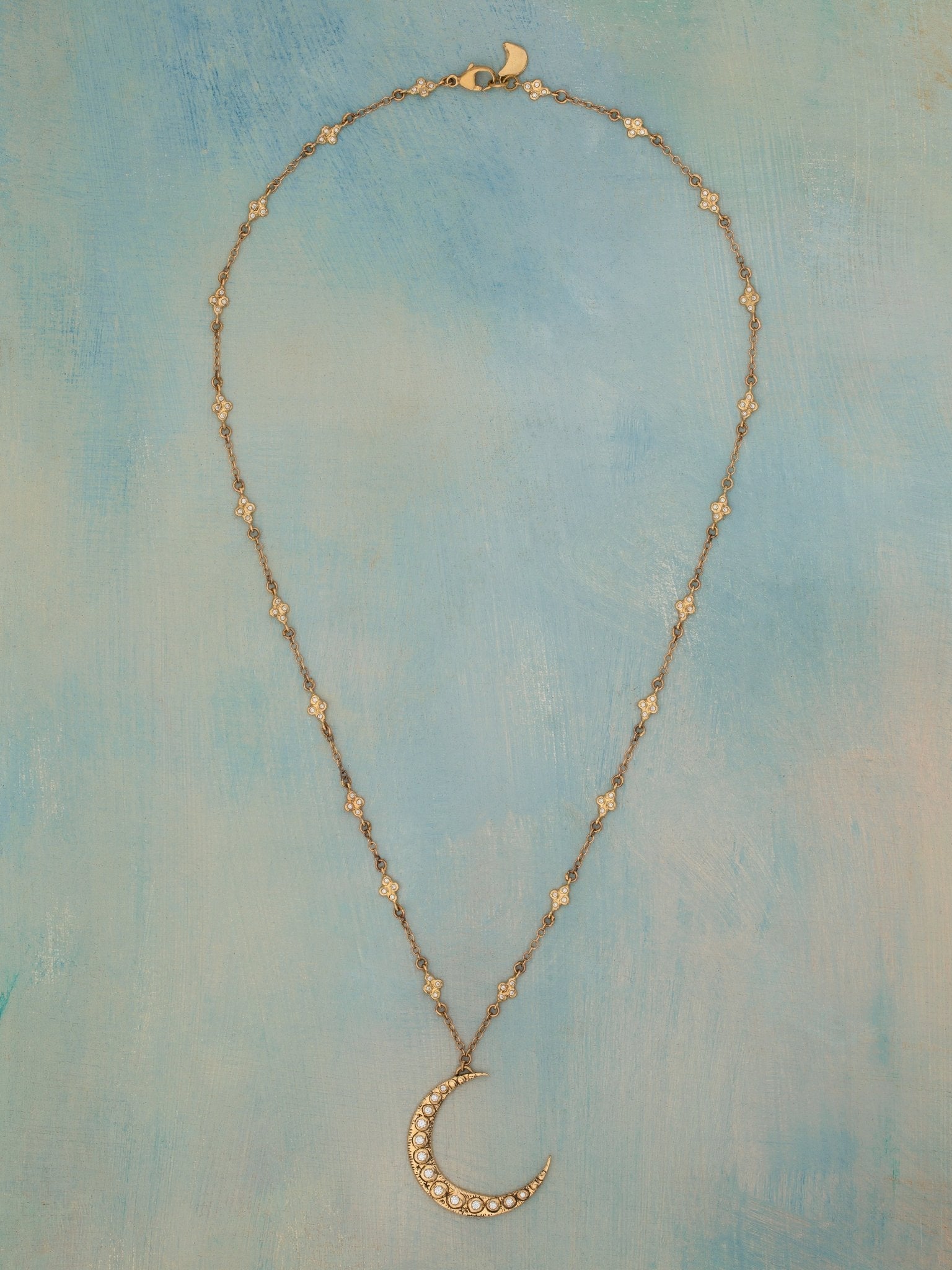 Diamond Moonlight Necklace - Jes MaHarry