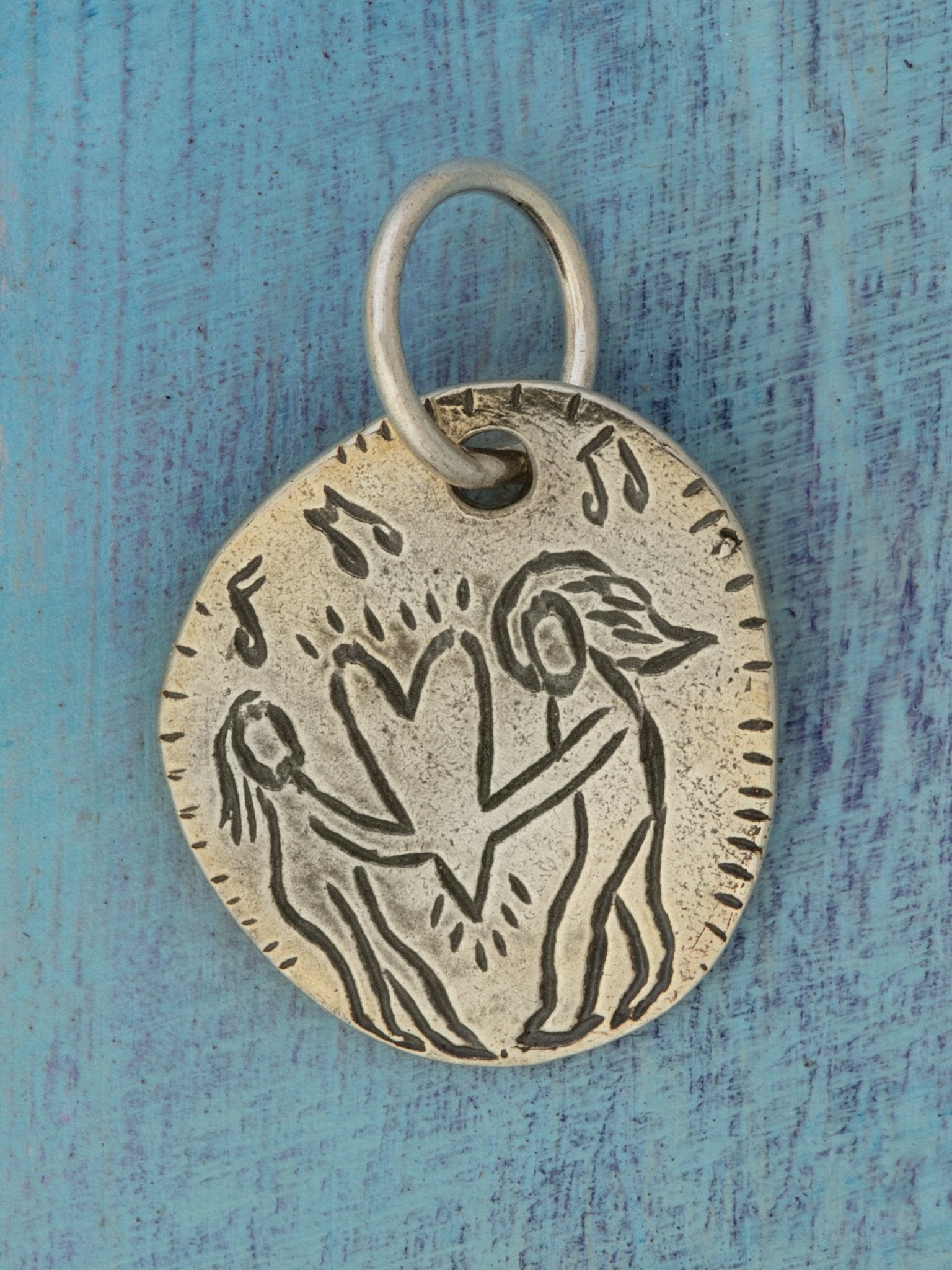 Silver Heart Dance Charm - Jes MaHarry