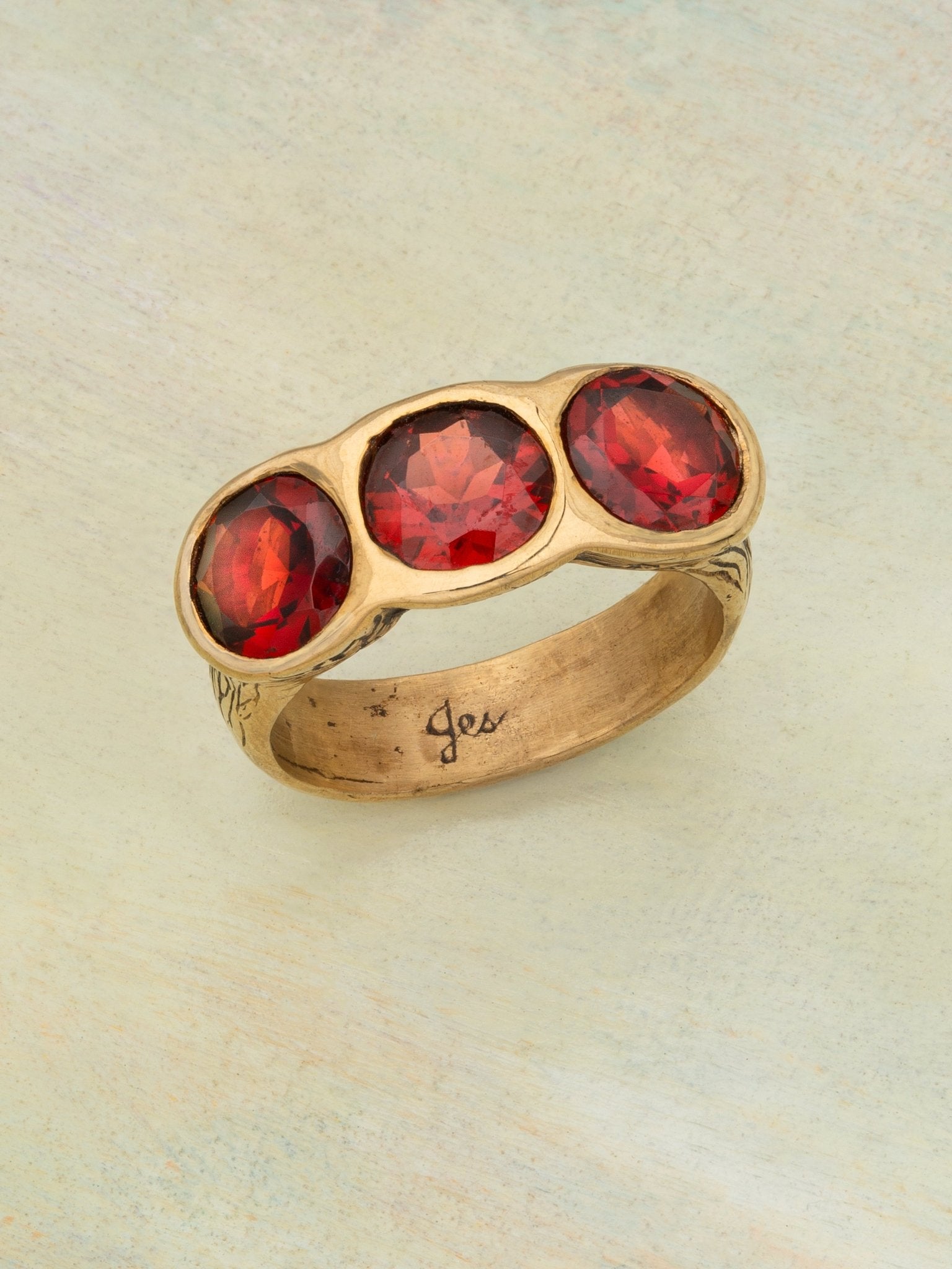 Three Times A Charm Ring - Jes MaHarry