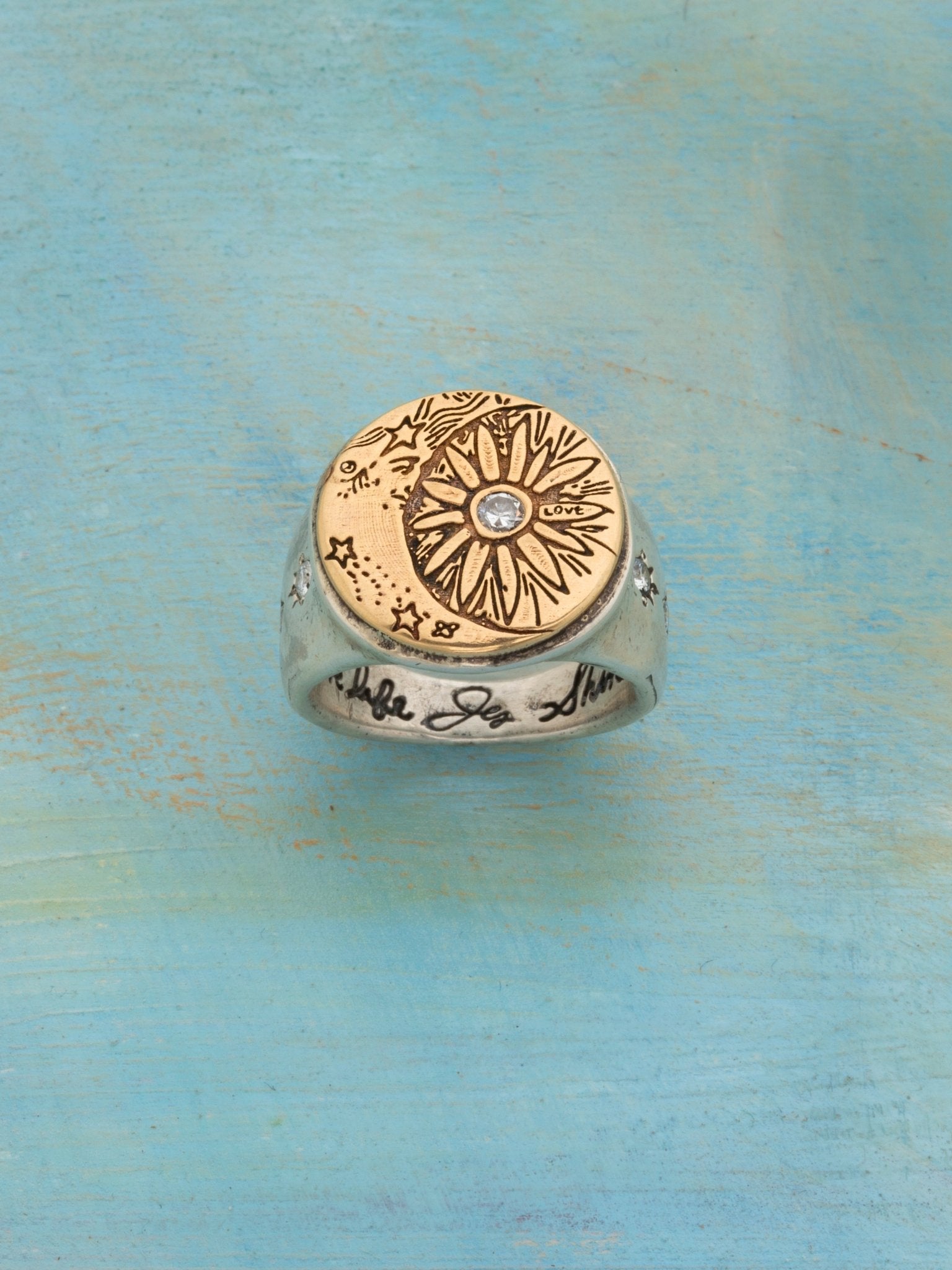 Moon and Sun Ring - Jes MaHarry