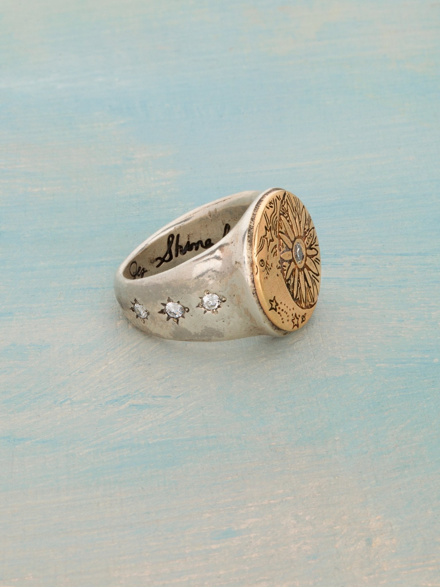 Moon and Sun Ring - Jes MaHarry
