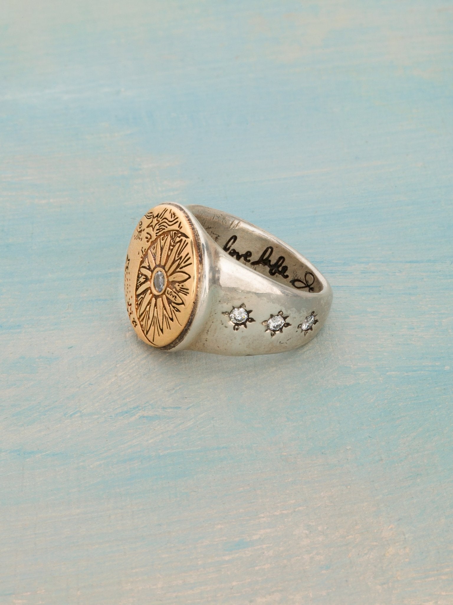 Moon and Sun Ring - Jes MaHarry