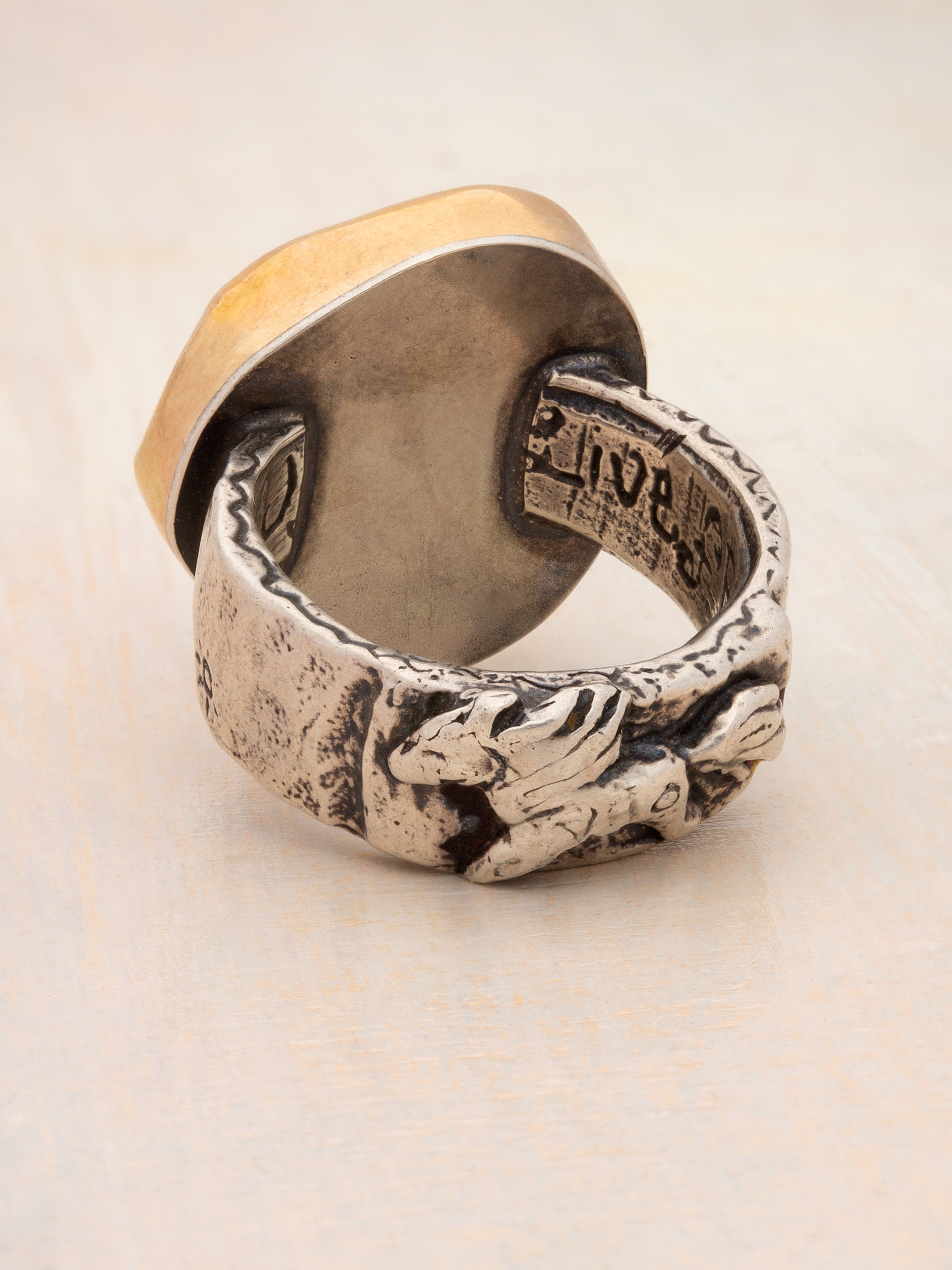 Coral Treasure Ring