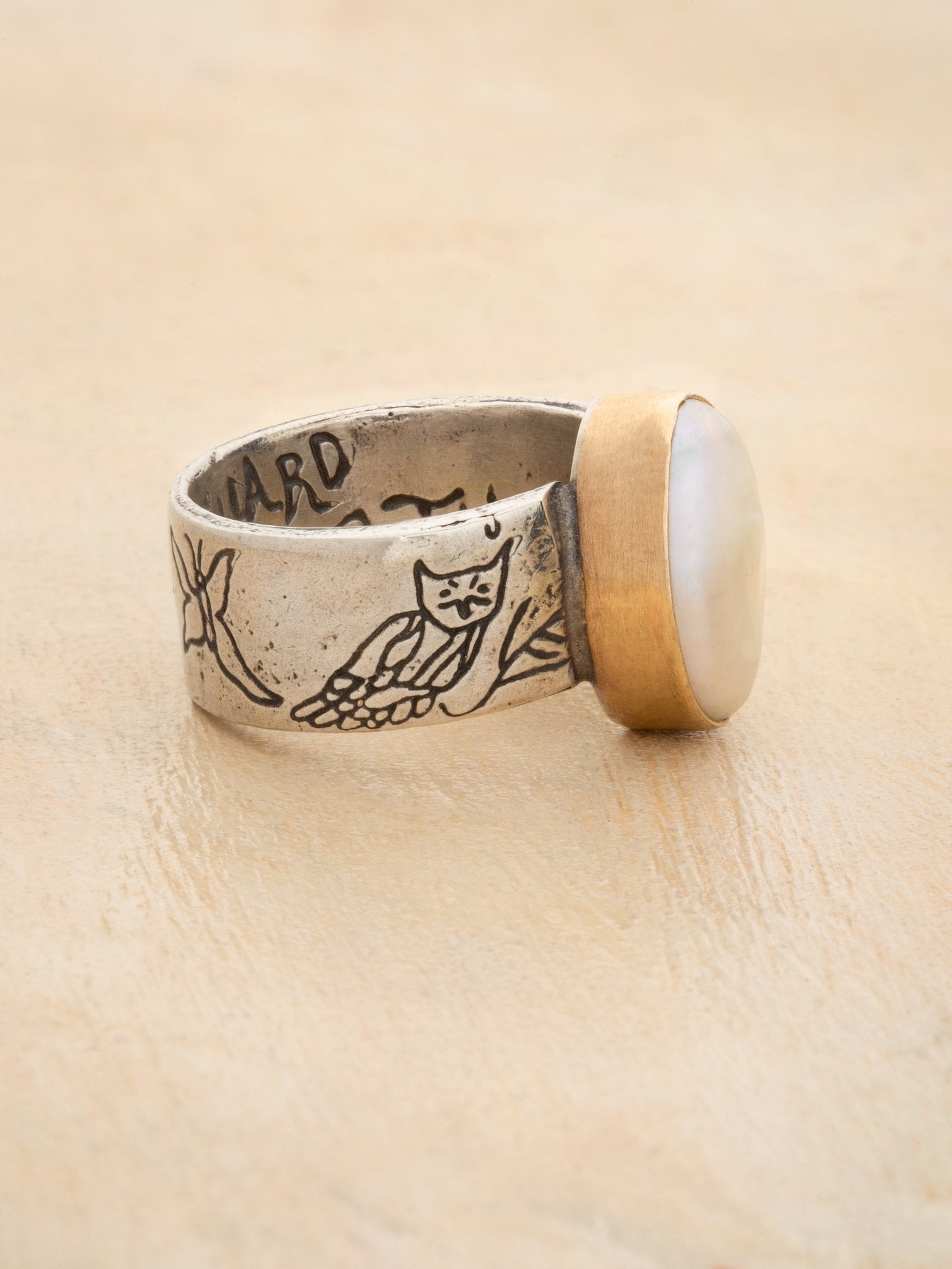 Pearl Tide Ring - Jes MaHarry