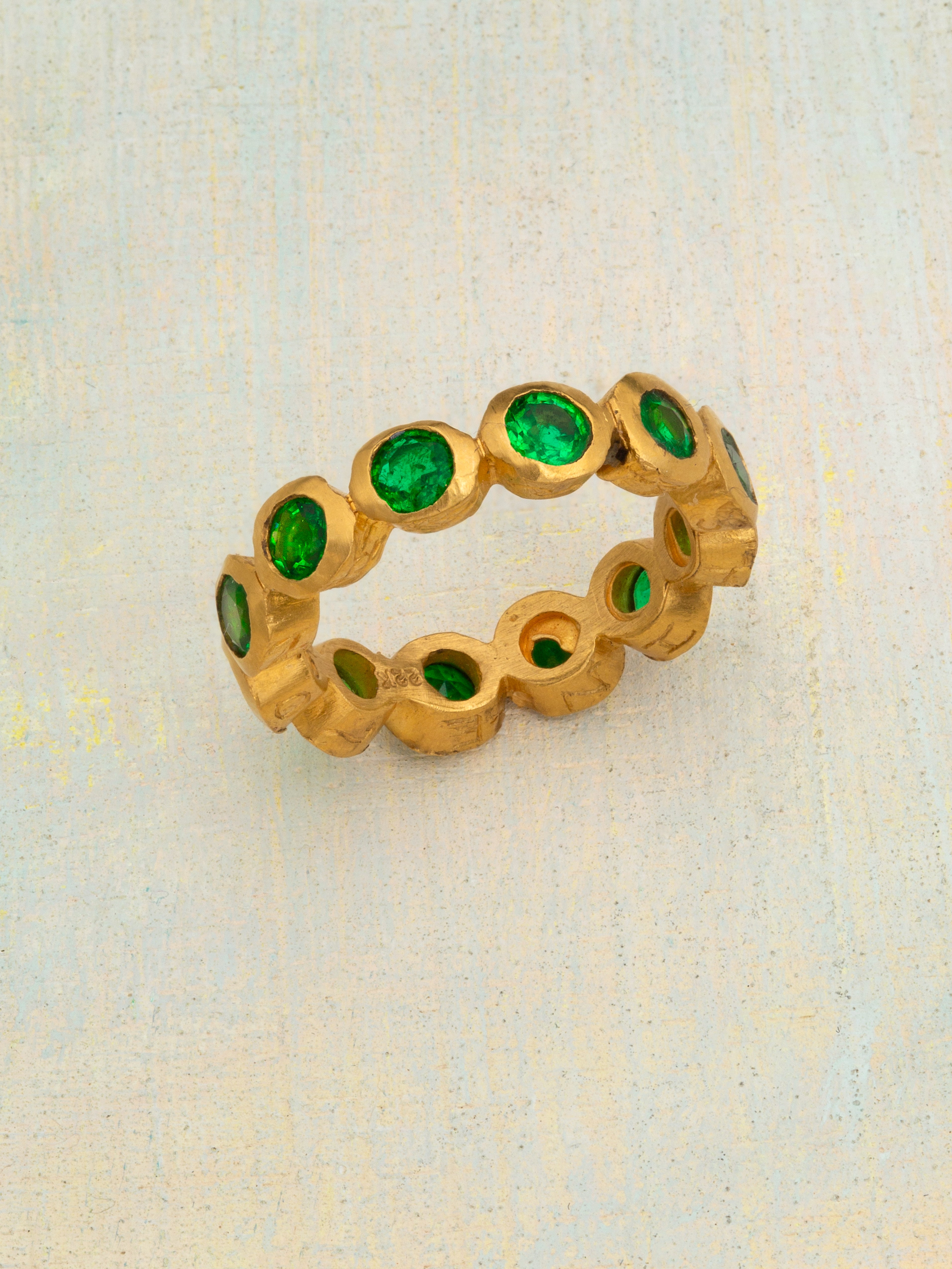 Emerald Heart Ring