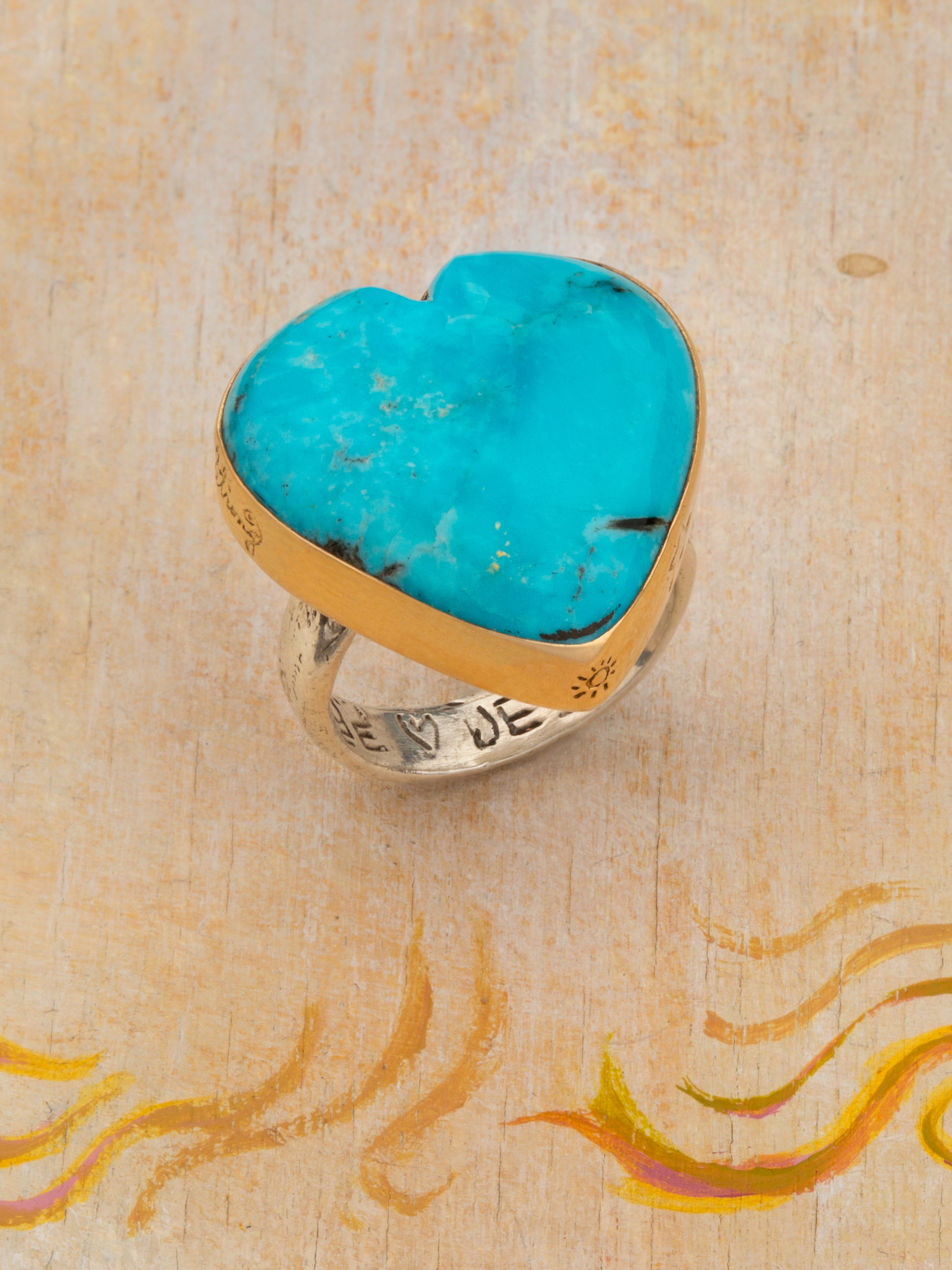 TRUE BLUE LOVE RING