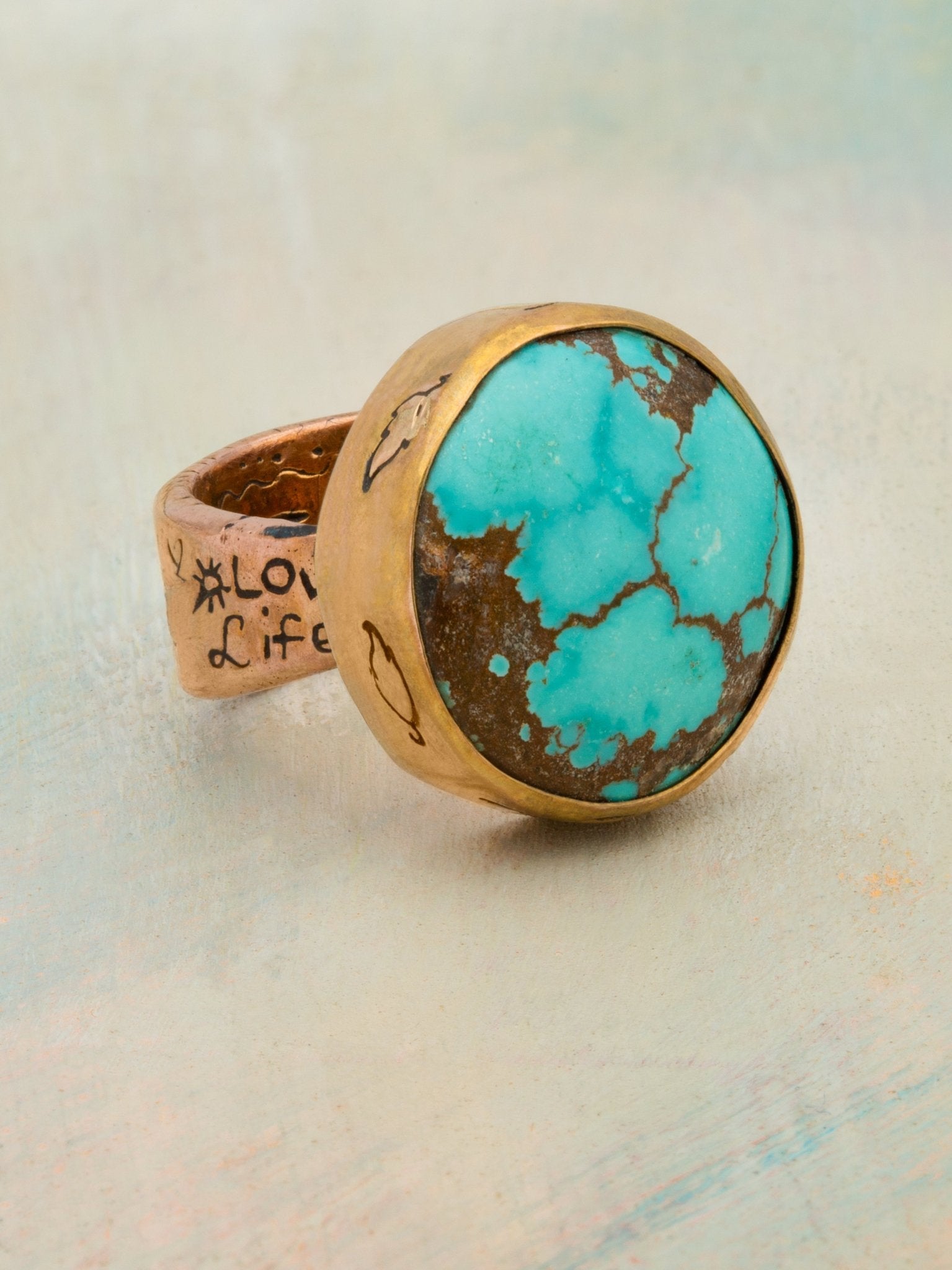 Turquoise Testament Ring - Jes MaHarry