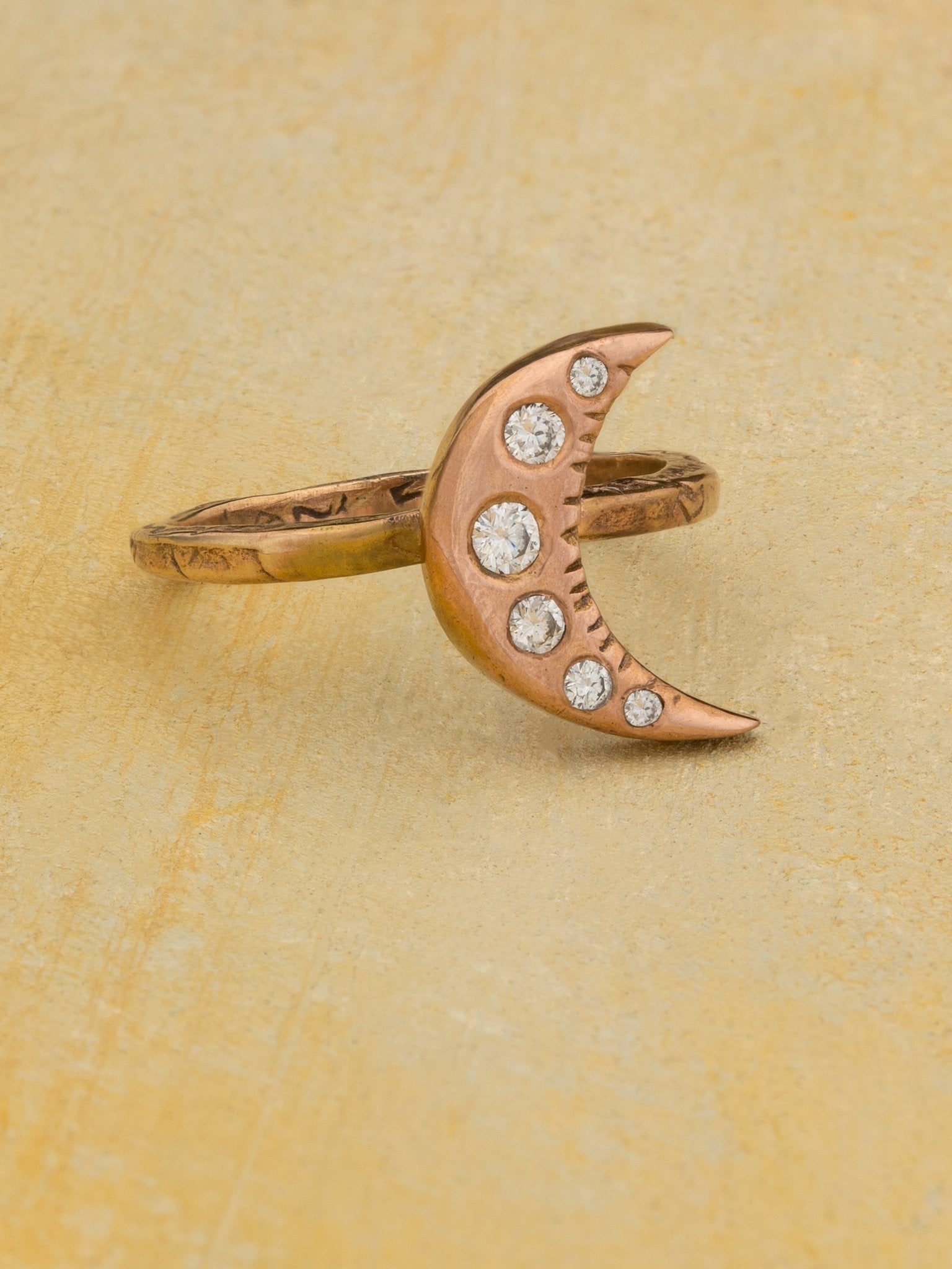 Crescent Glow Ring - Jes MaHarry
