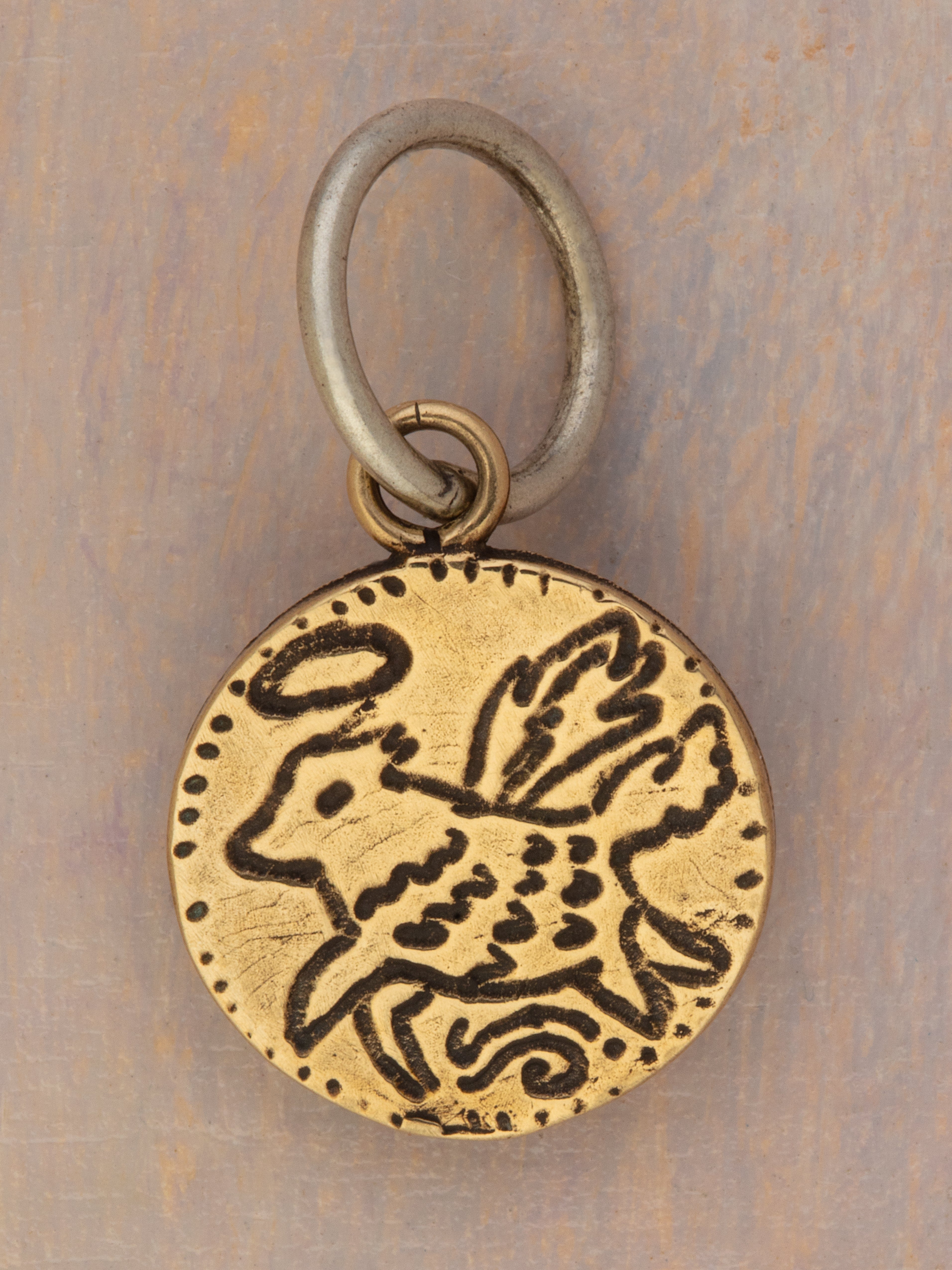 Dog Angel Charm