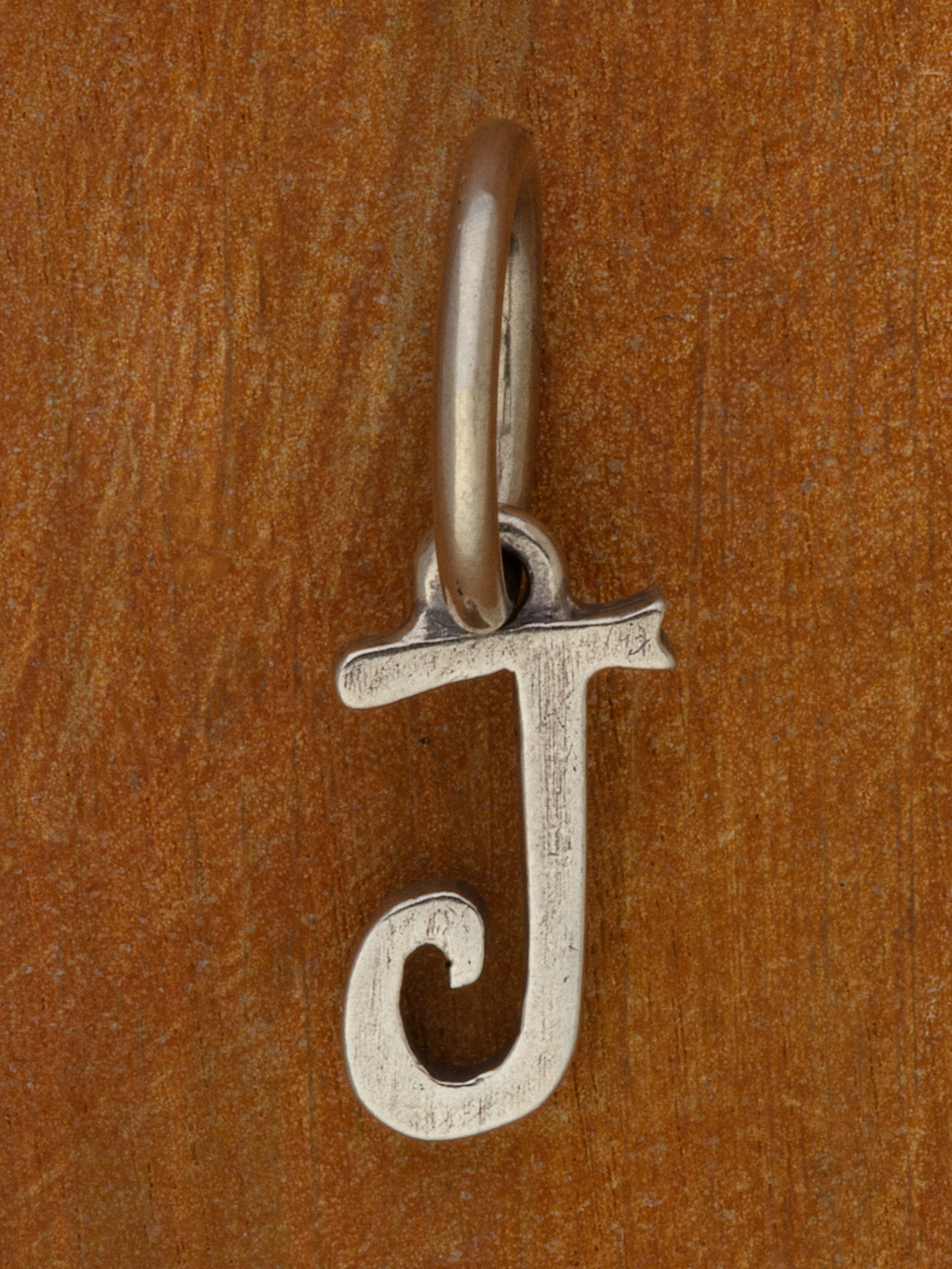 Artful Letter Silver Charm