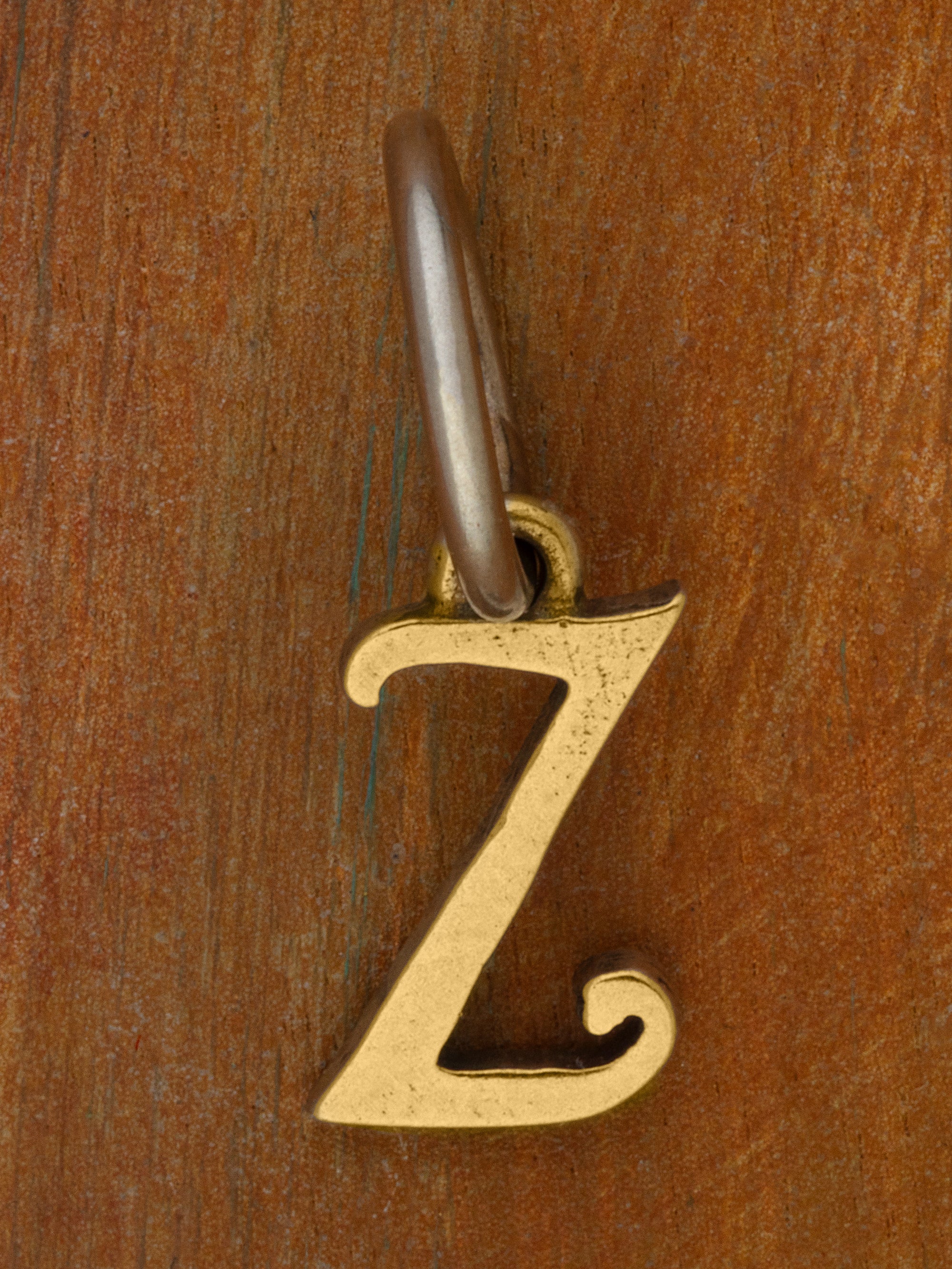Artful Letter 14K Yellow Gold Charm