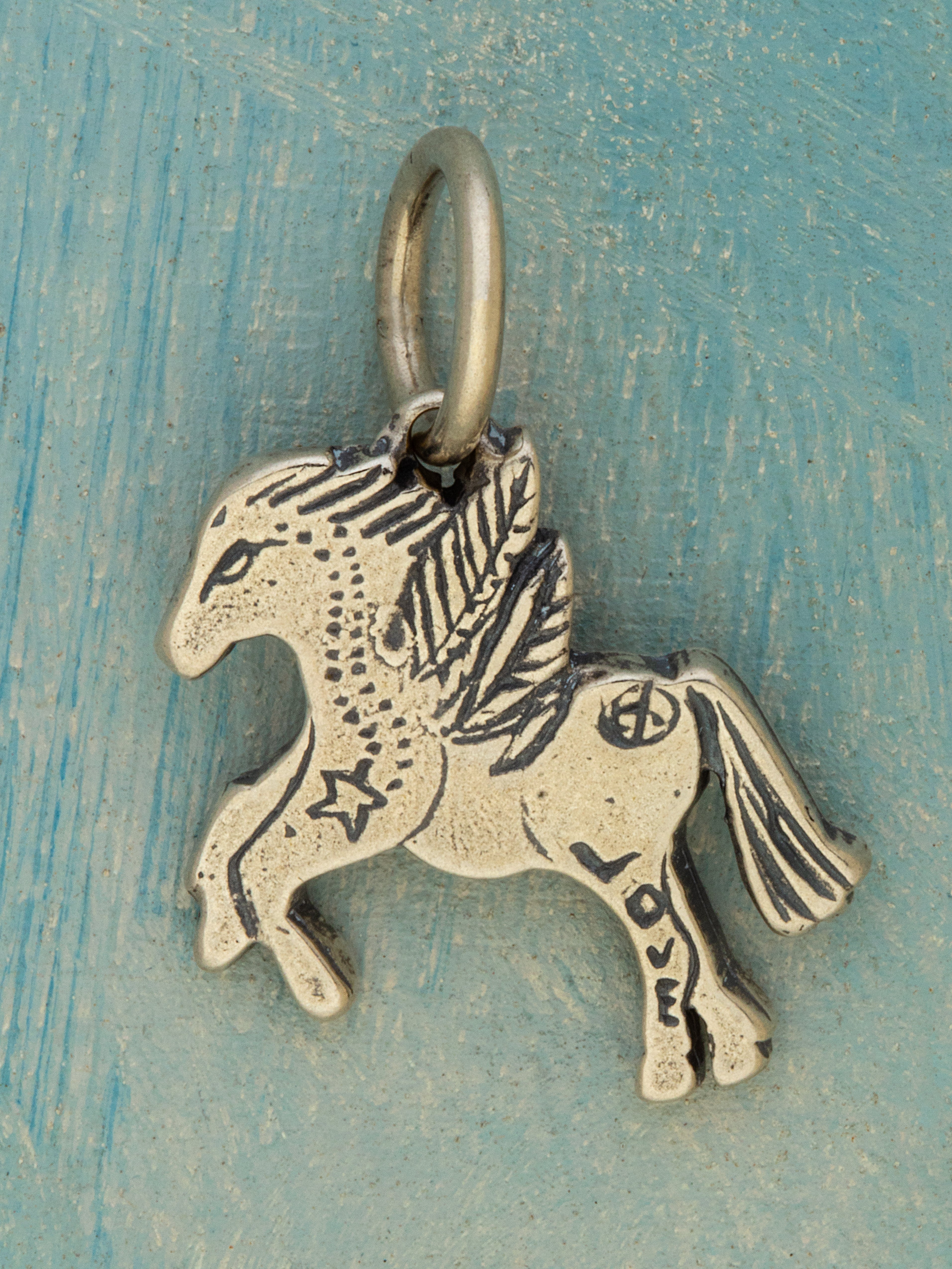 Winged Horse Charm