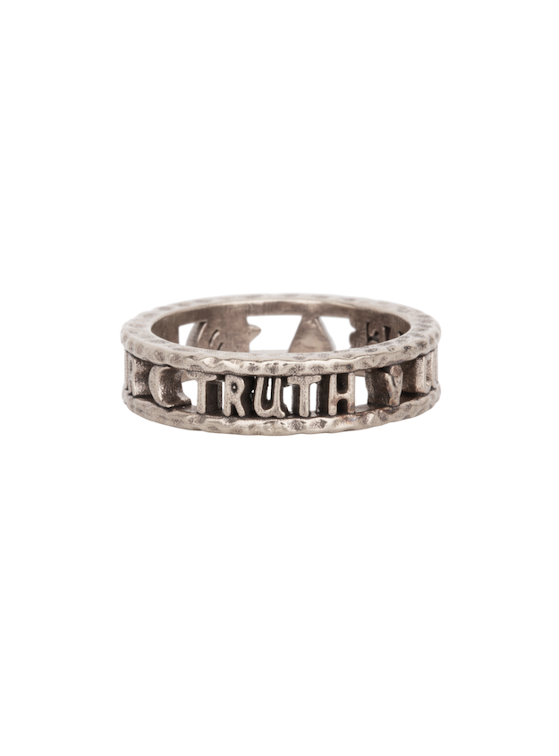 Honor, Truth, and Courage Sterling Ring