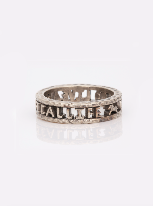 Live A Magical Life Sterling Ring