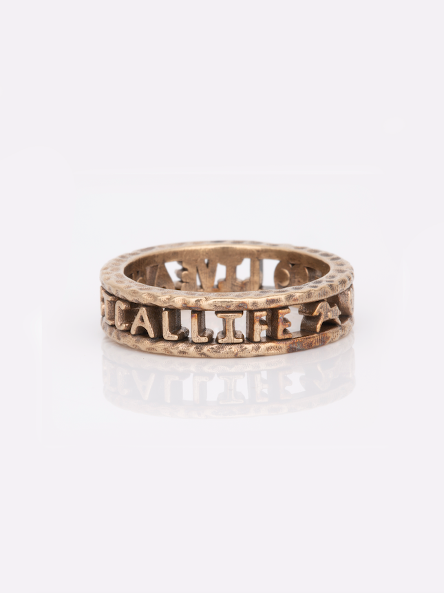 Live A Magical Life Gold Ring