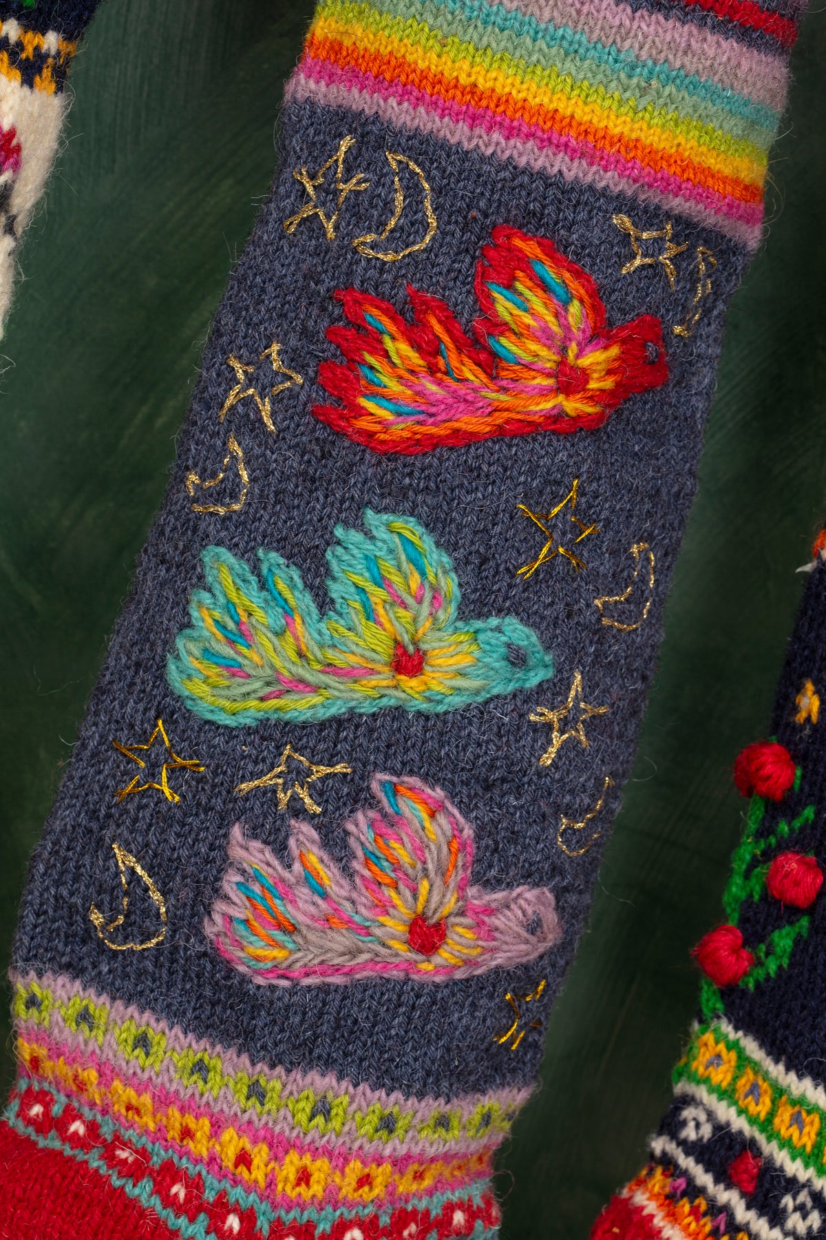 Sing For Joy Handknit Stocking