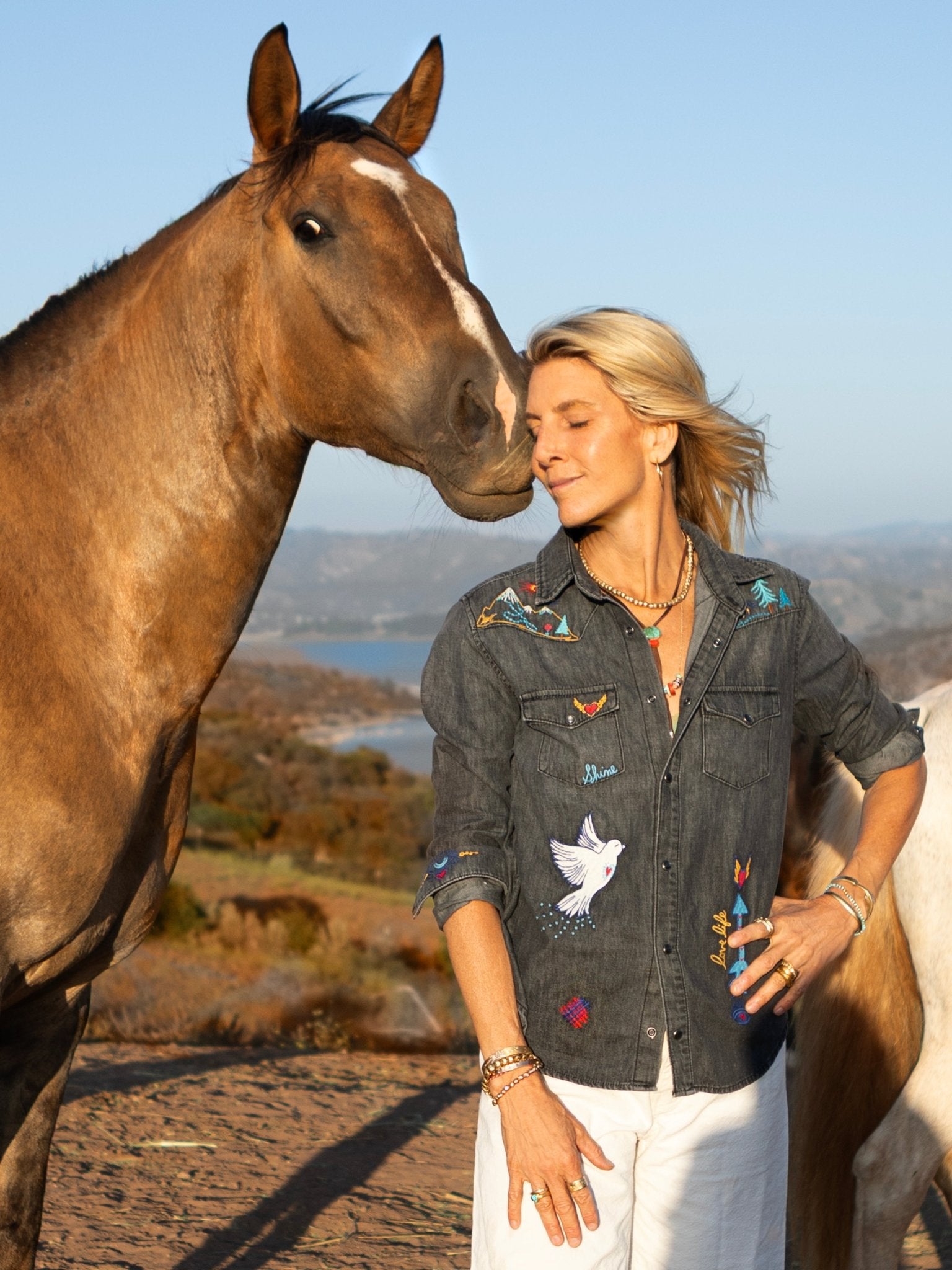 Speak Your Truth Denim Shirt - Jes MaHarry
