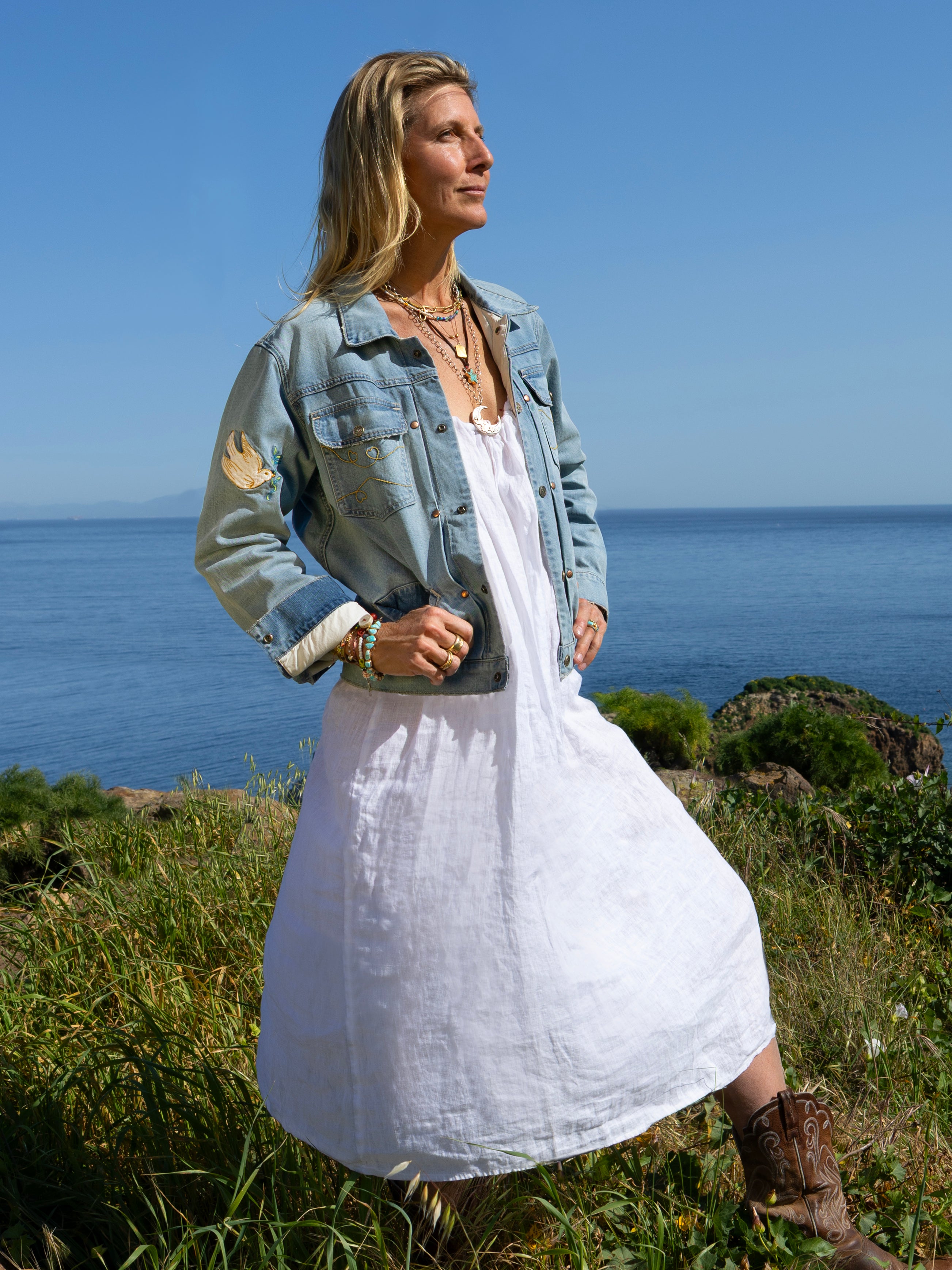 Here Comes The Sun Denim Jacket
