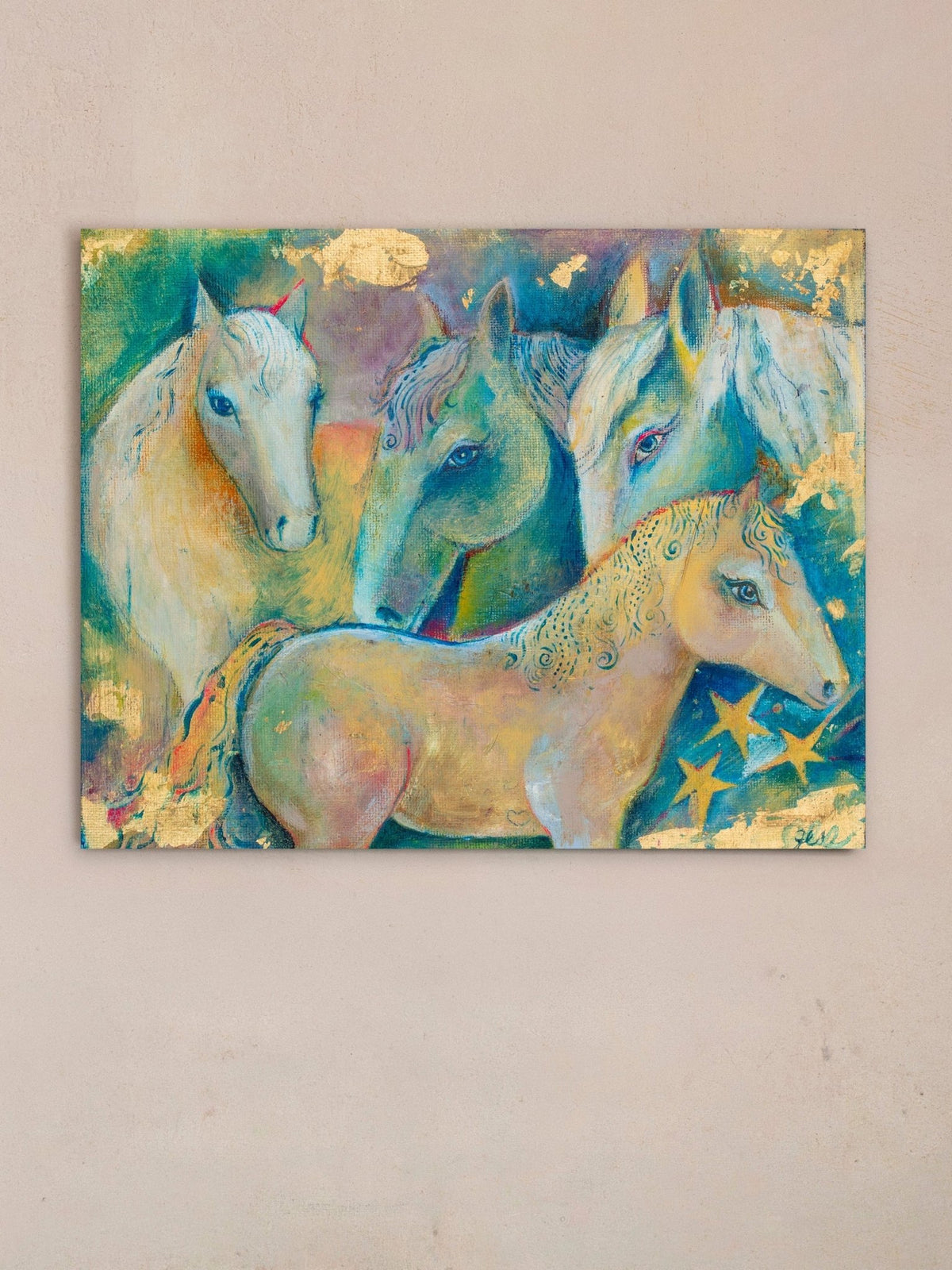 The Bonded Family - One of a Kind Original Painting by Jes MaHarry — Jes MaHarry