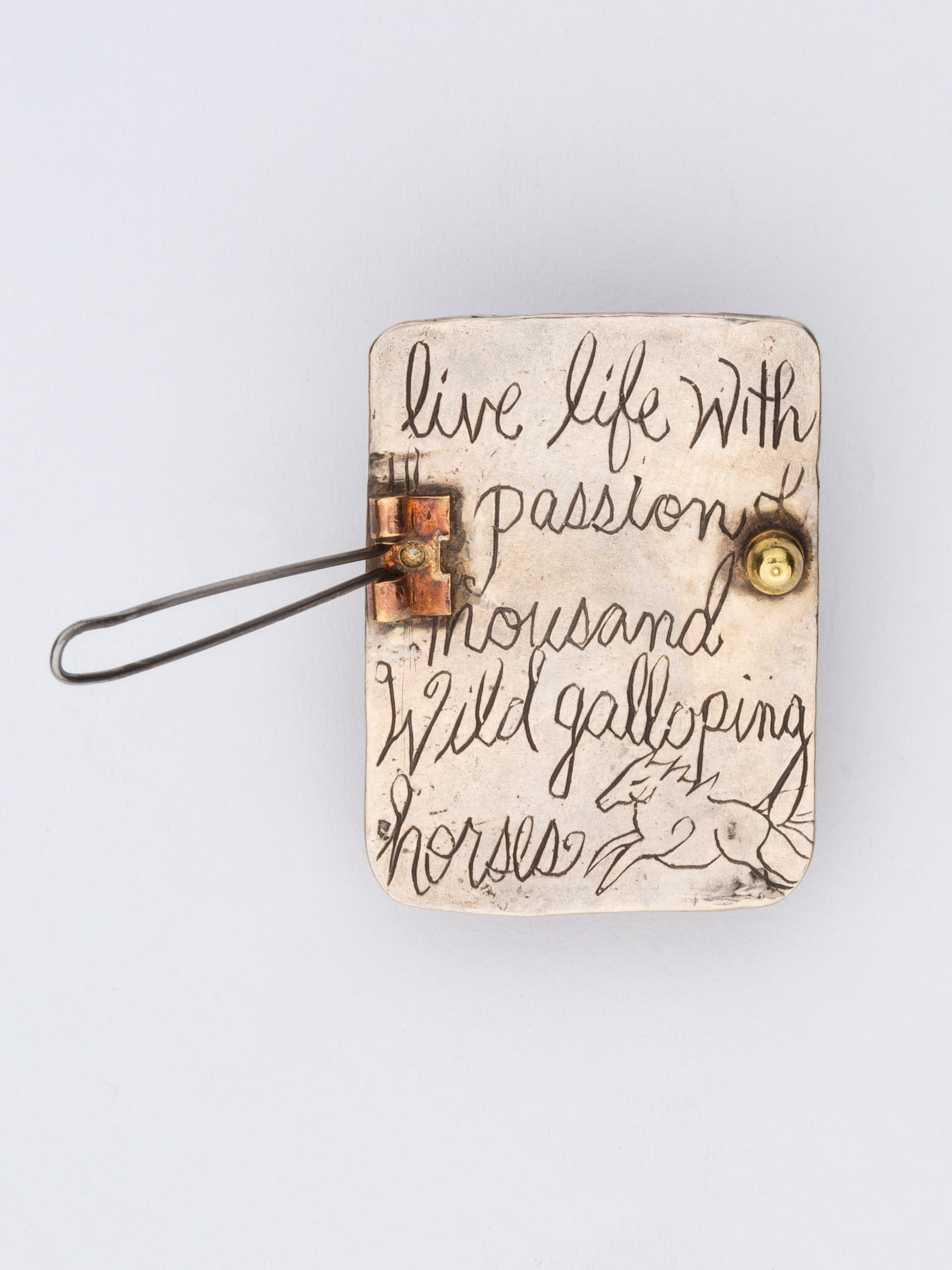 Live With Passion Hair Clip