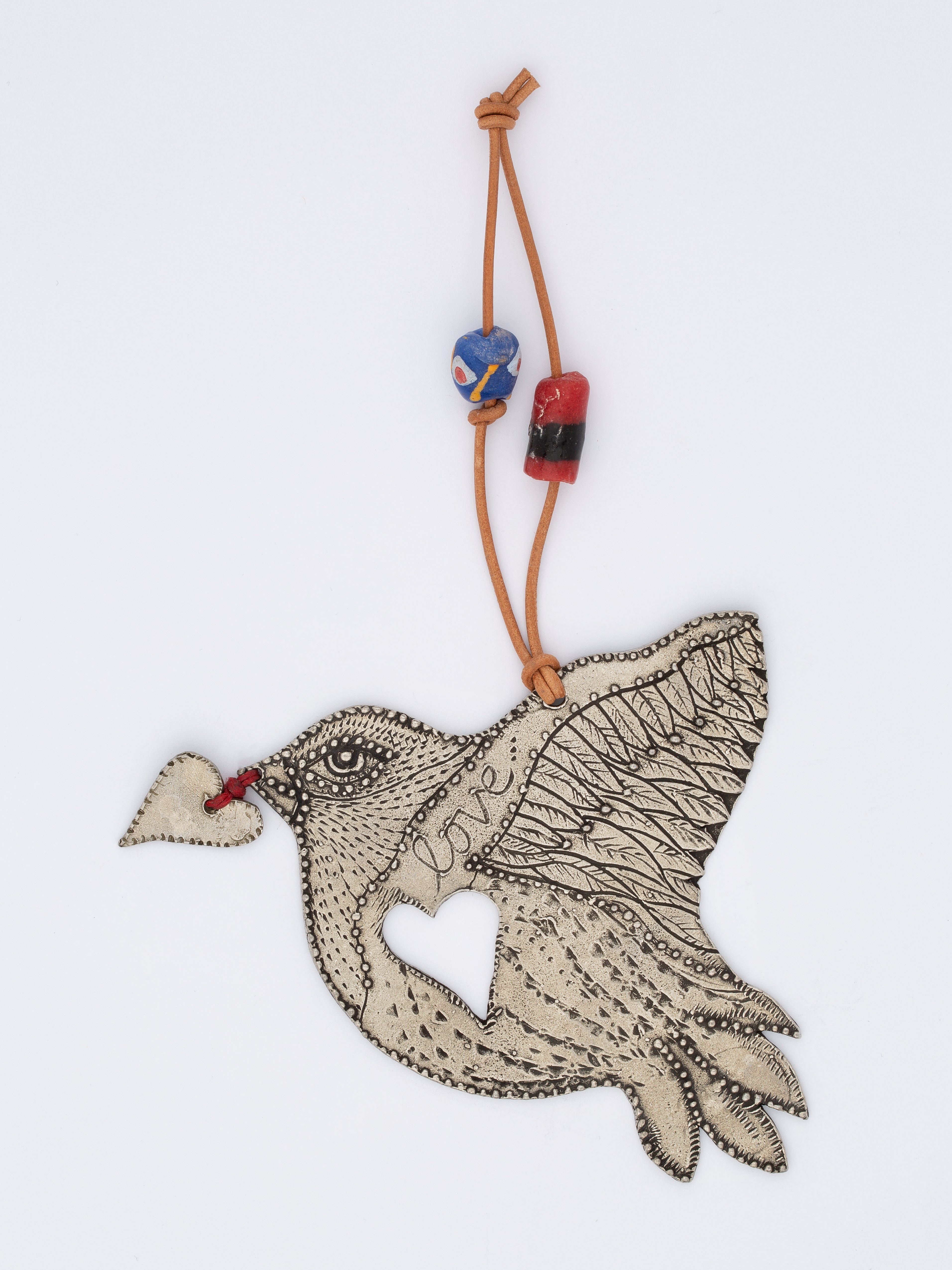Sending Love and Joy Pewter Ornament