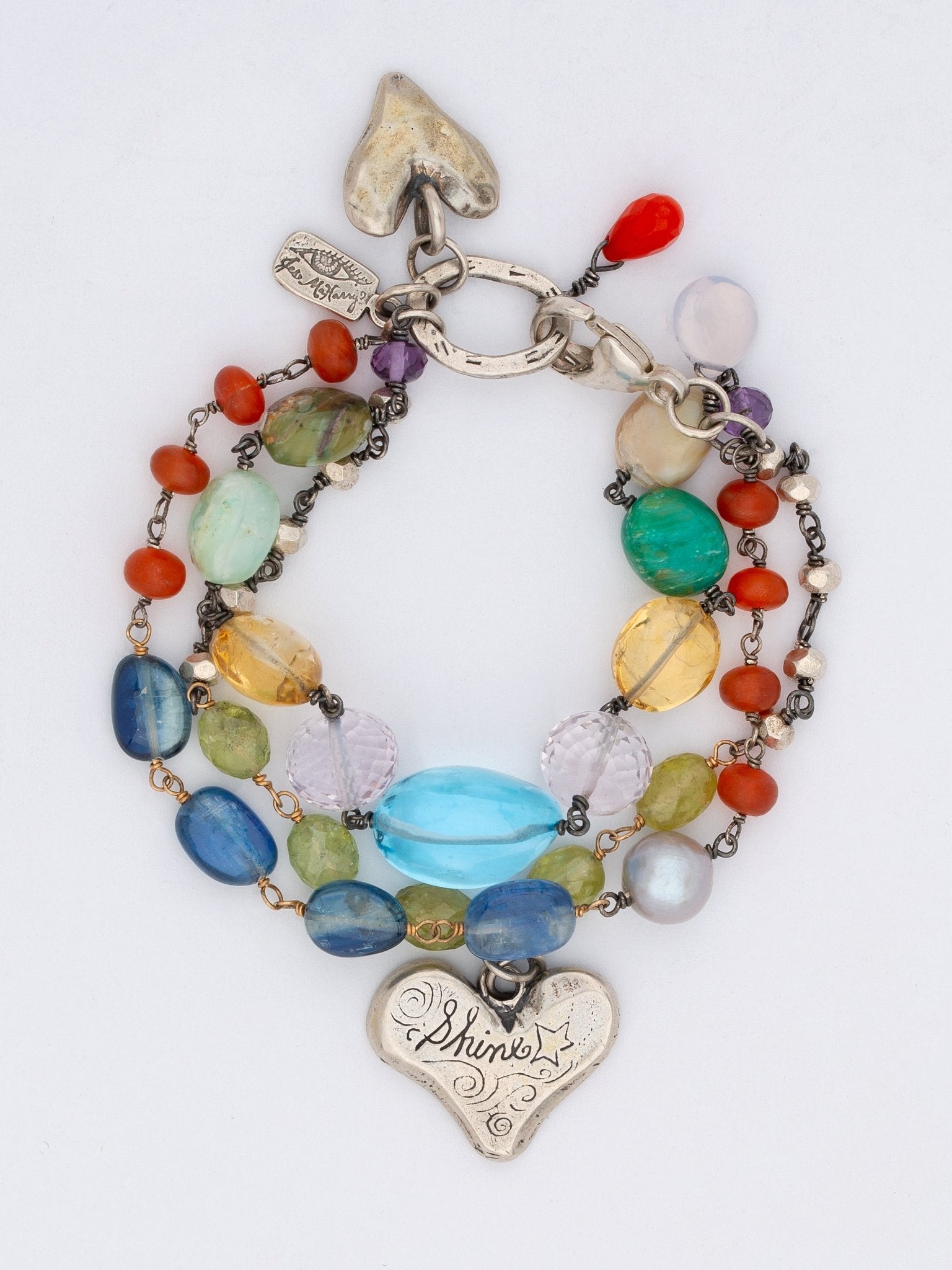 Hearts And Stones Bracelet — Handmade by Jes MaHarry