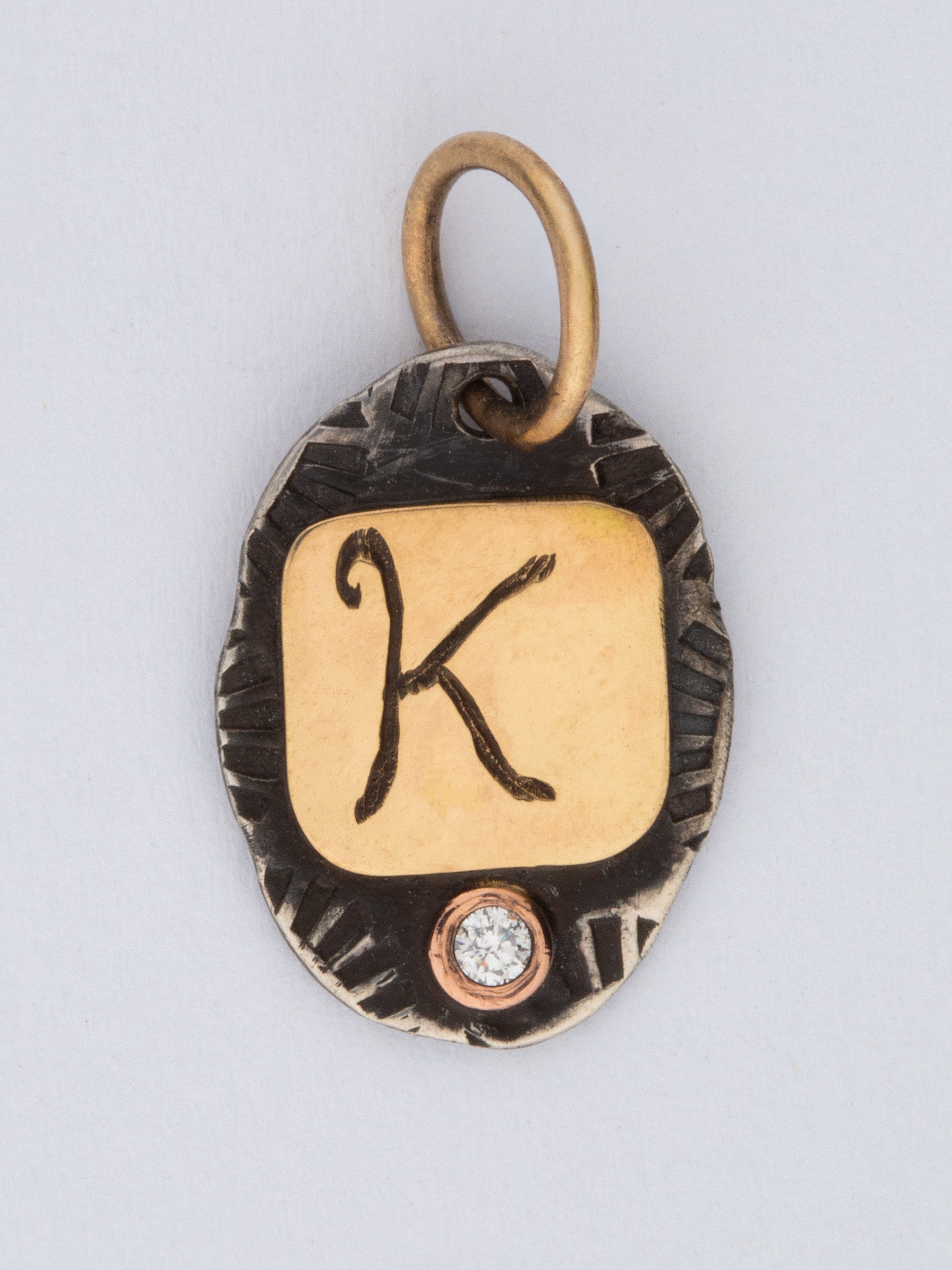 Golden Initial Charm