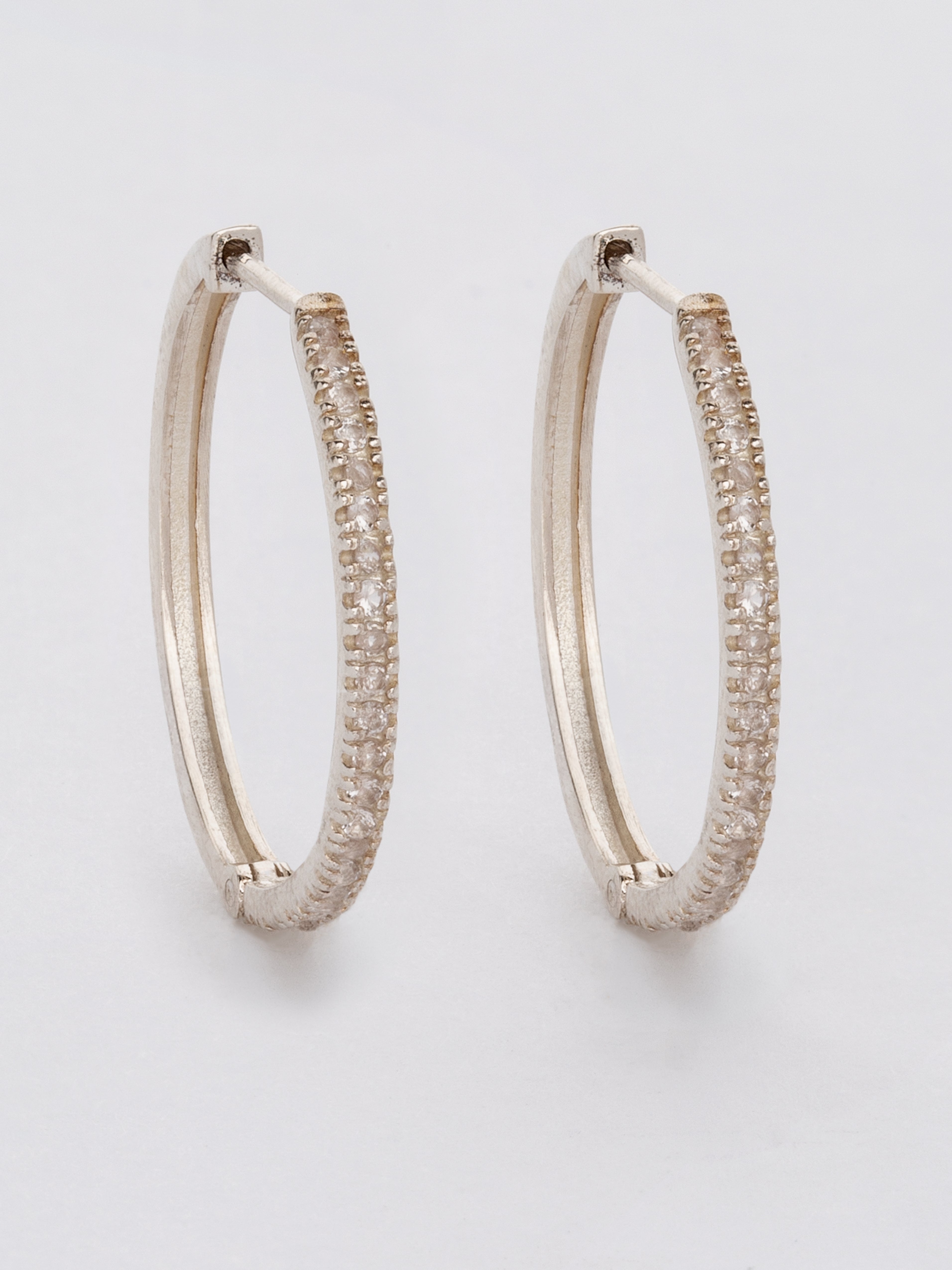 Large Inner Radiance Huggie Earrings