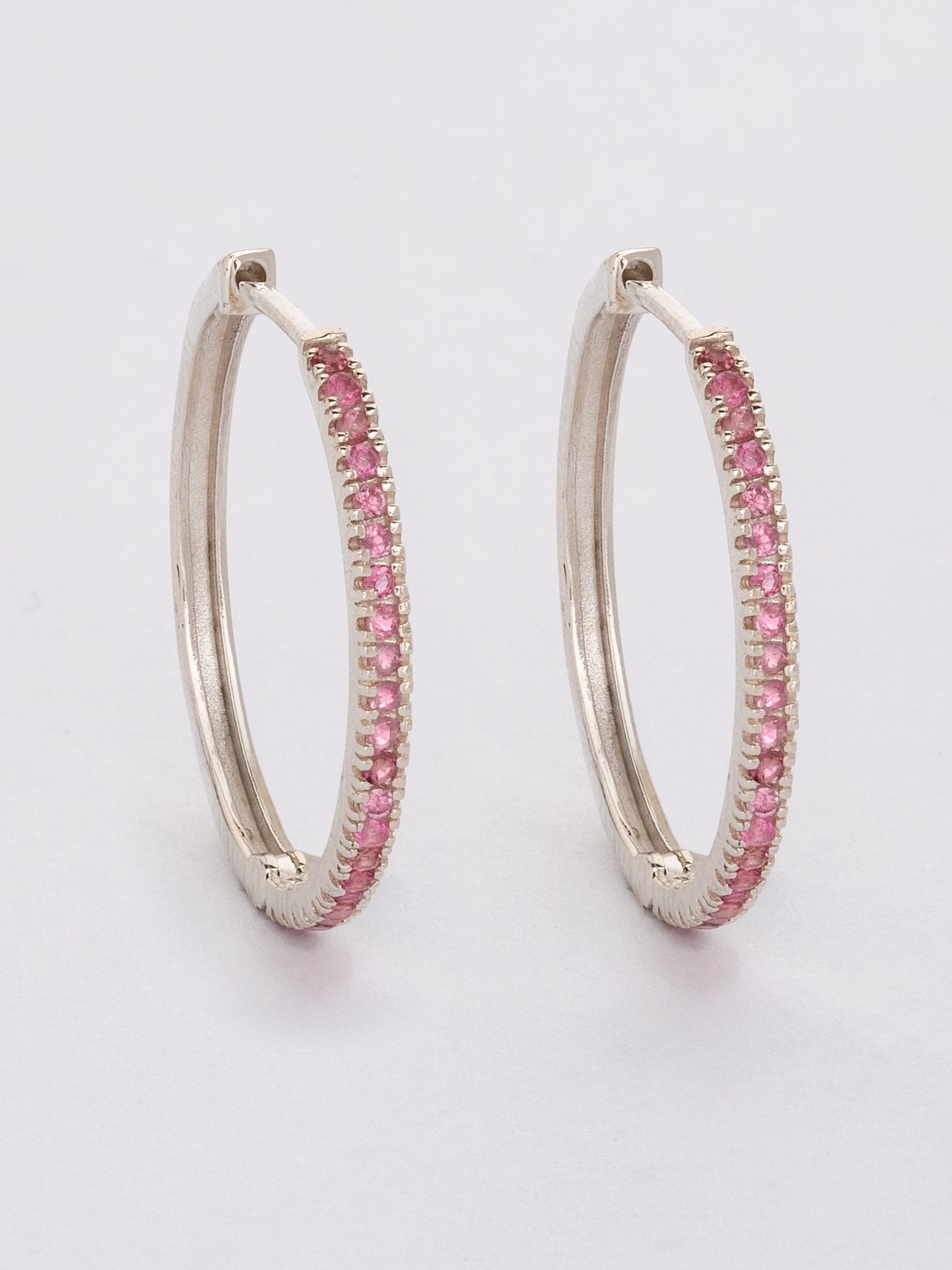 Large Inner Radiance Huggie Earrings — Handmade by Jes MaHarry