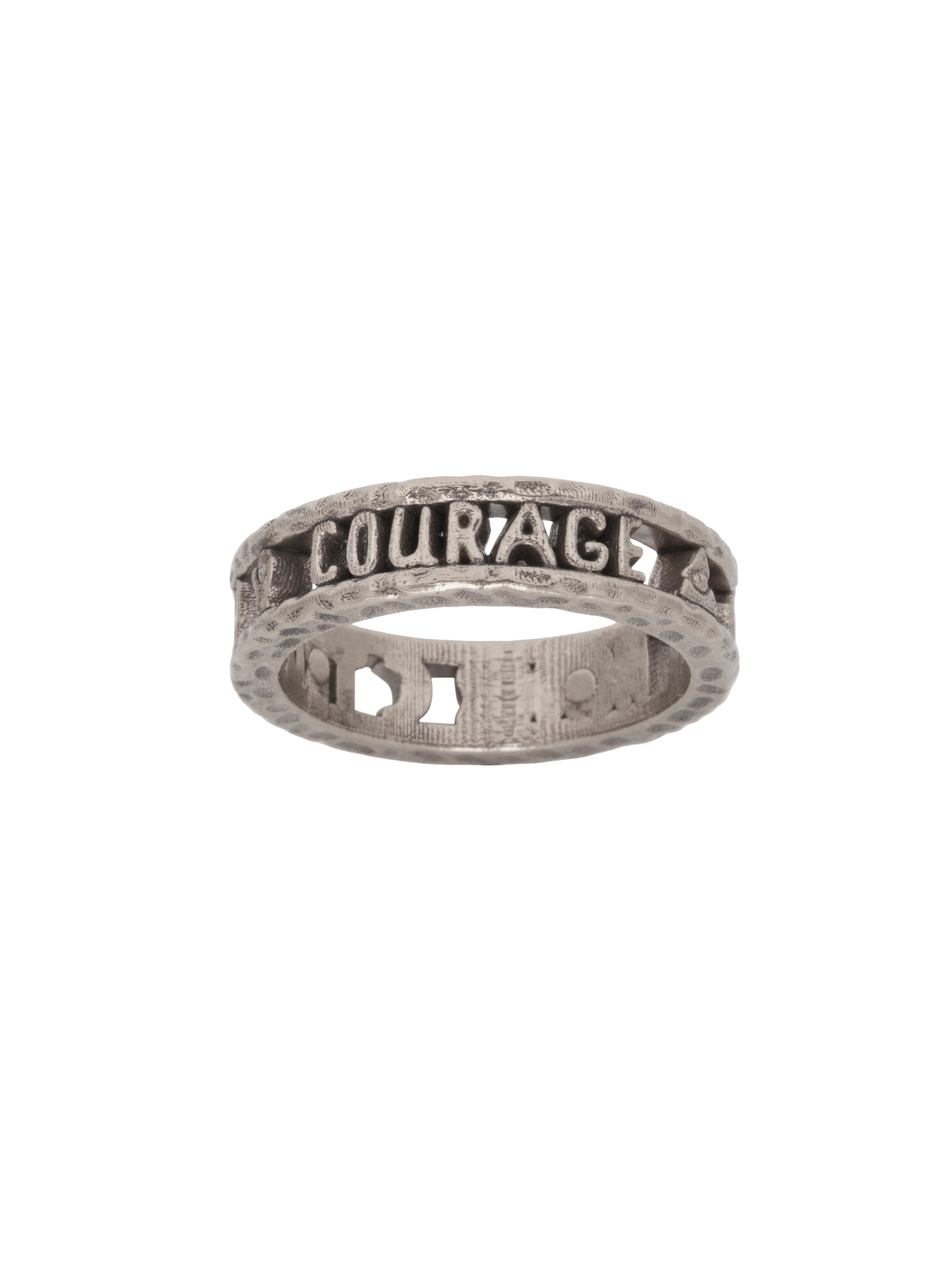 Honor, Truth, and Courage Sterling Ring