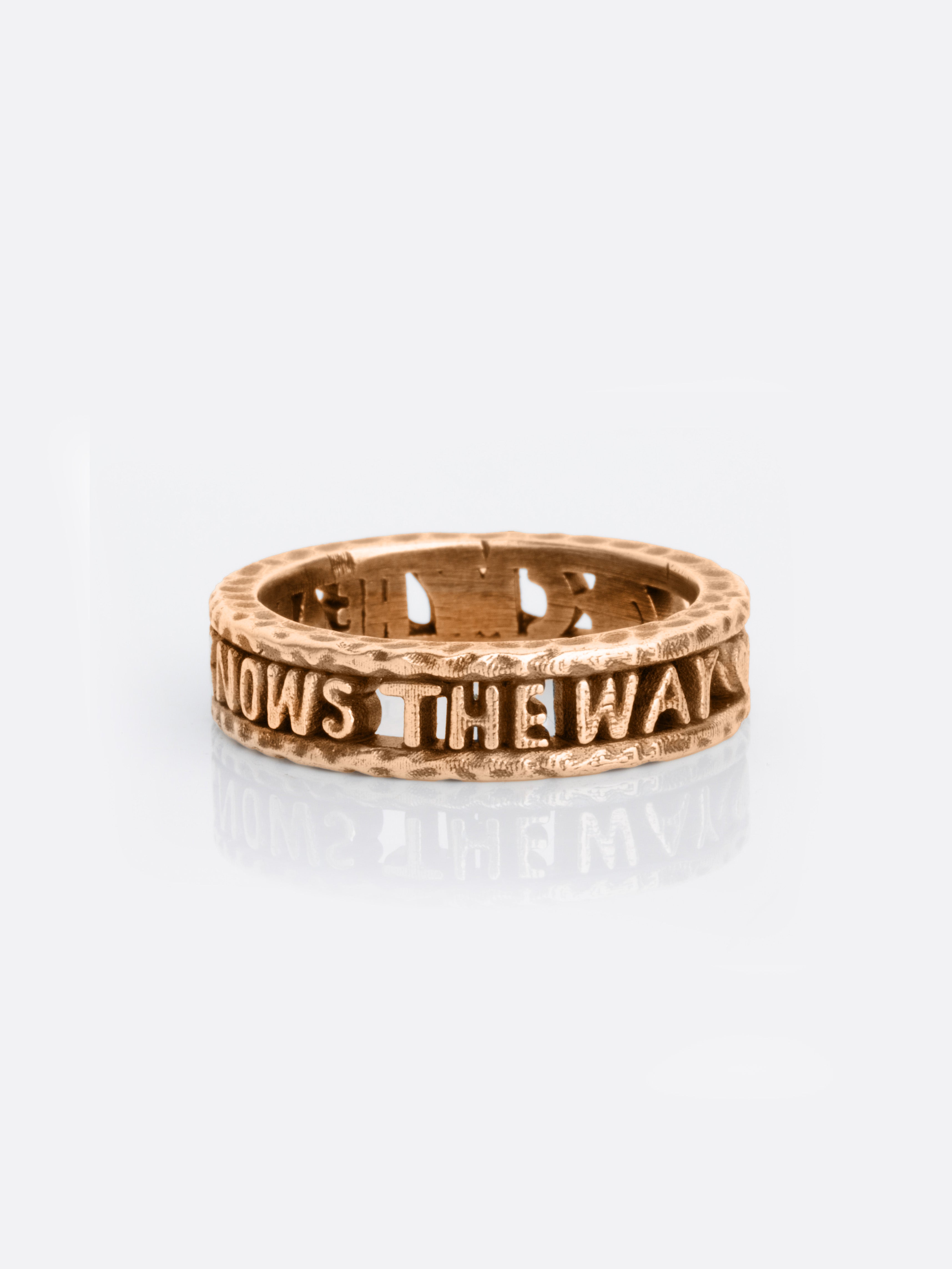 My Heart Knows The Way Gold Ring