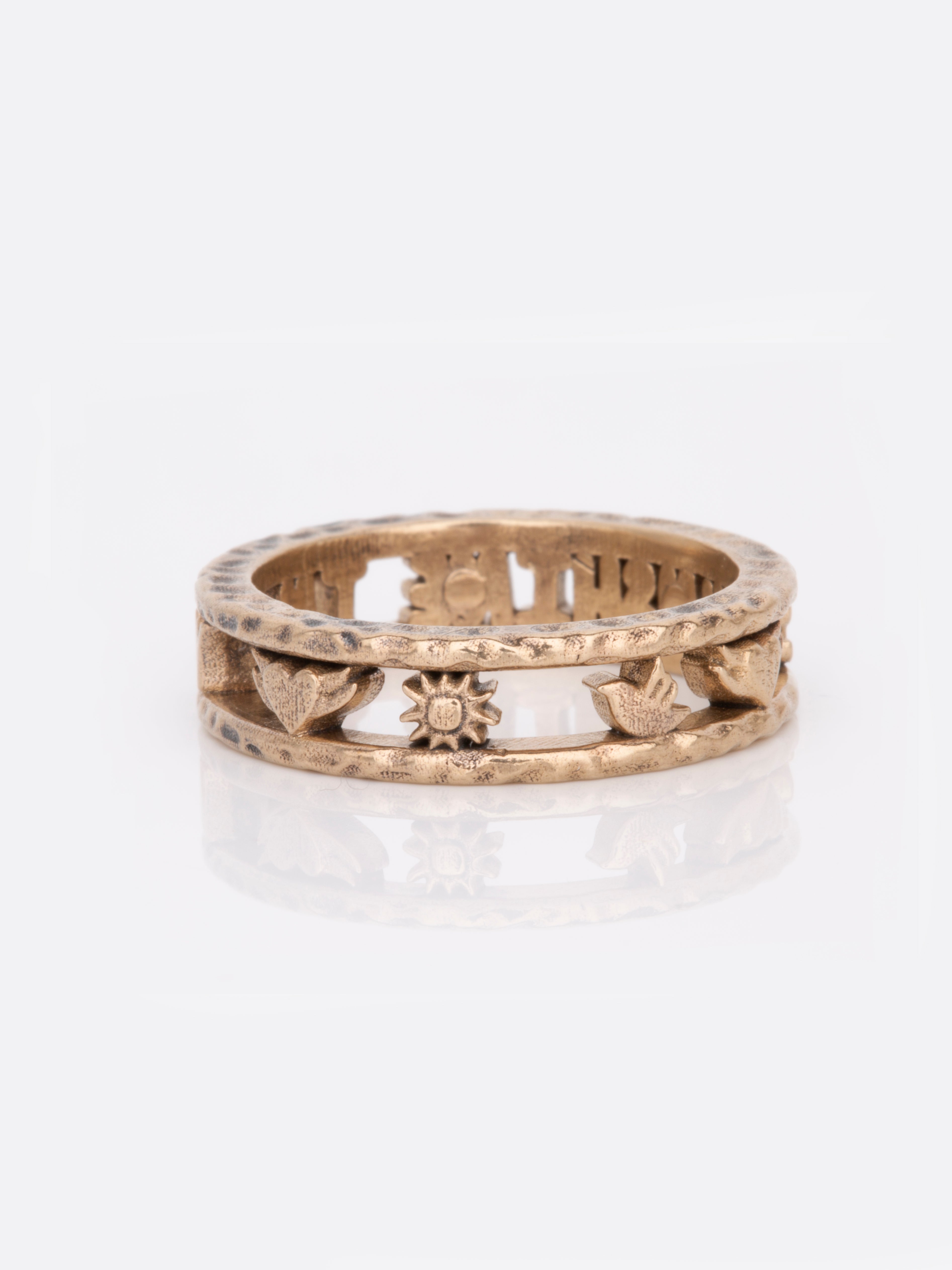 Sunshine In My Heart Gold Ring